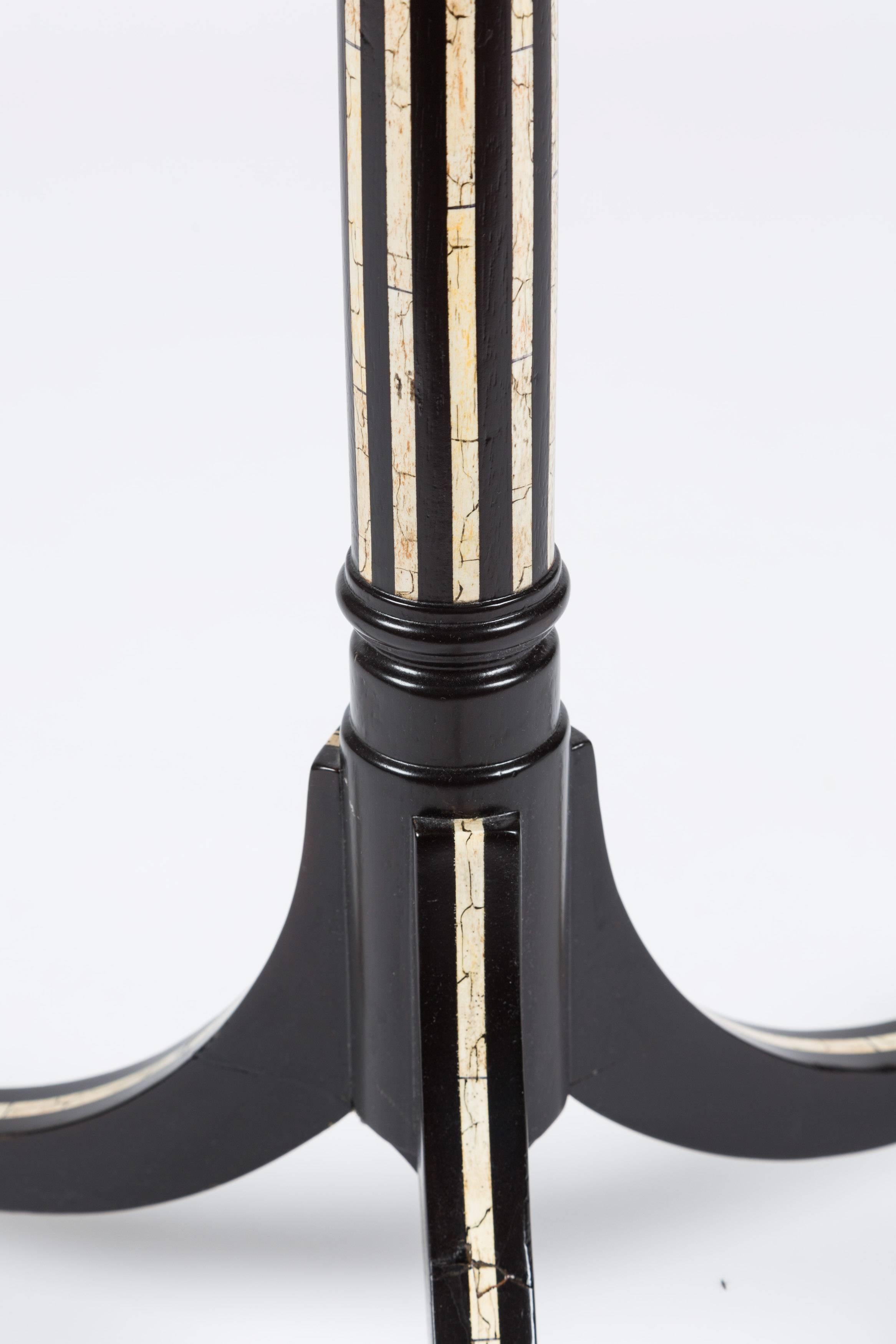 Ebonized Rose Tarlow Melrose House End Table