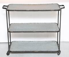 SALE! SALE! SALE! INDUSTRIAL METAL BAR CART 3 SHELVES  indoor outdoor