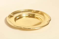 Gustave Keller Freres Silver Vermeil Plate