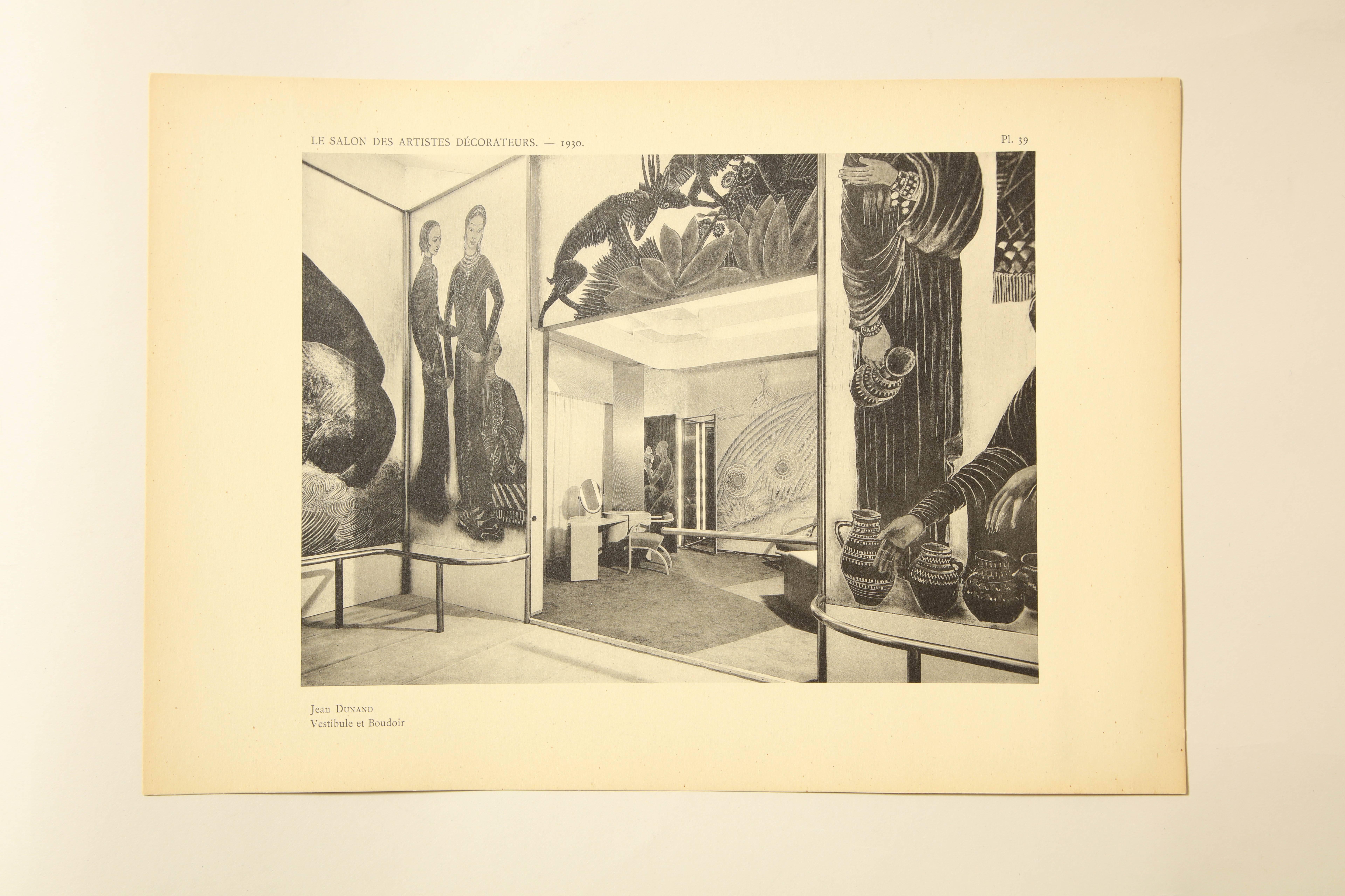 “Le Salon Des Artistes Decorateurs 1930” by Marcel Chappey For Sale 1