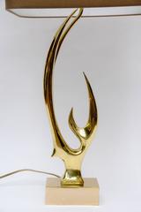 Paar Lampen aus Messing, signiert von Willy Daro