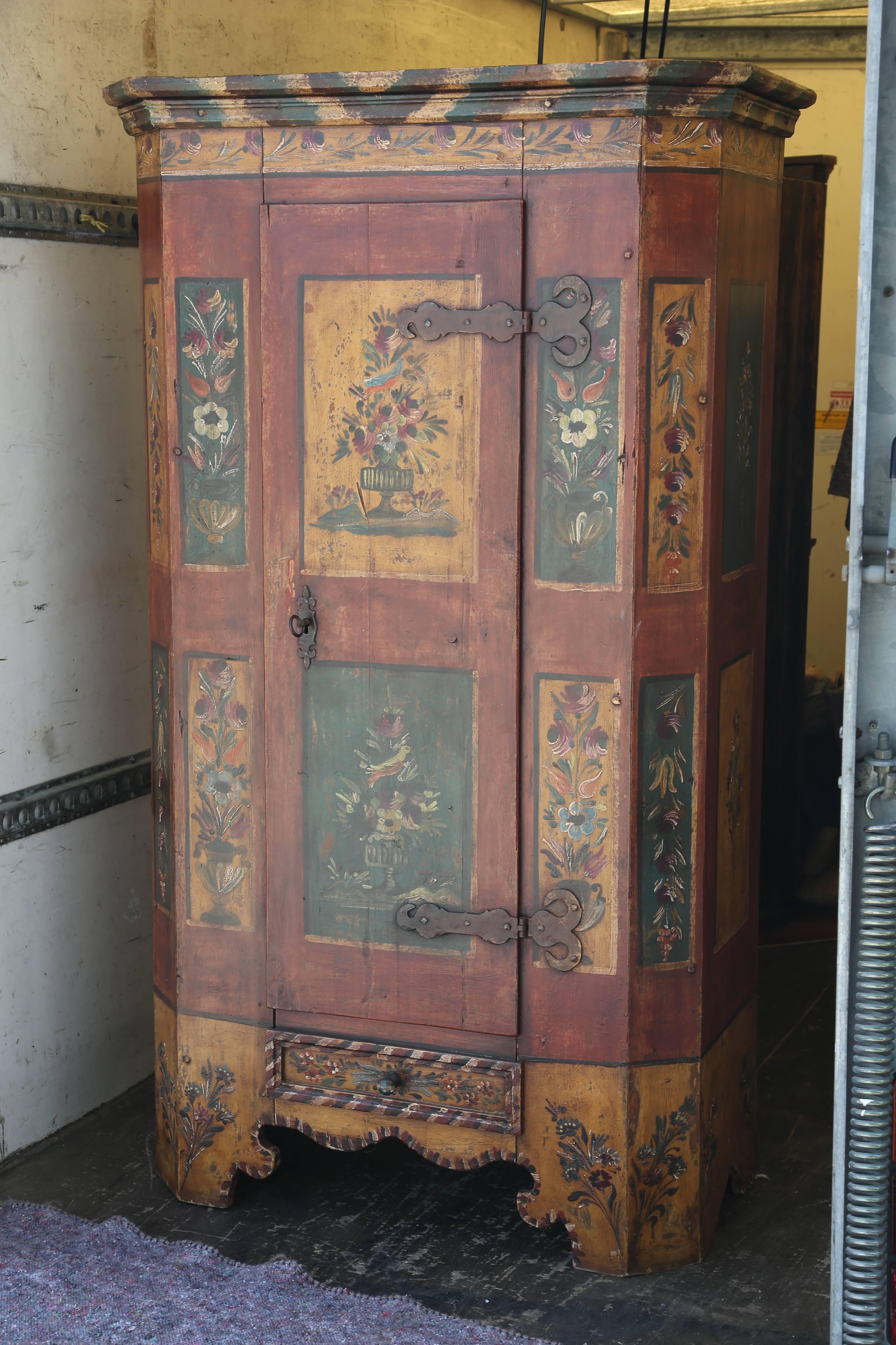 hand painted armoire furniture