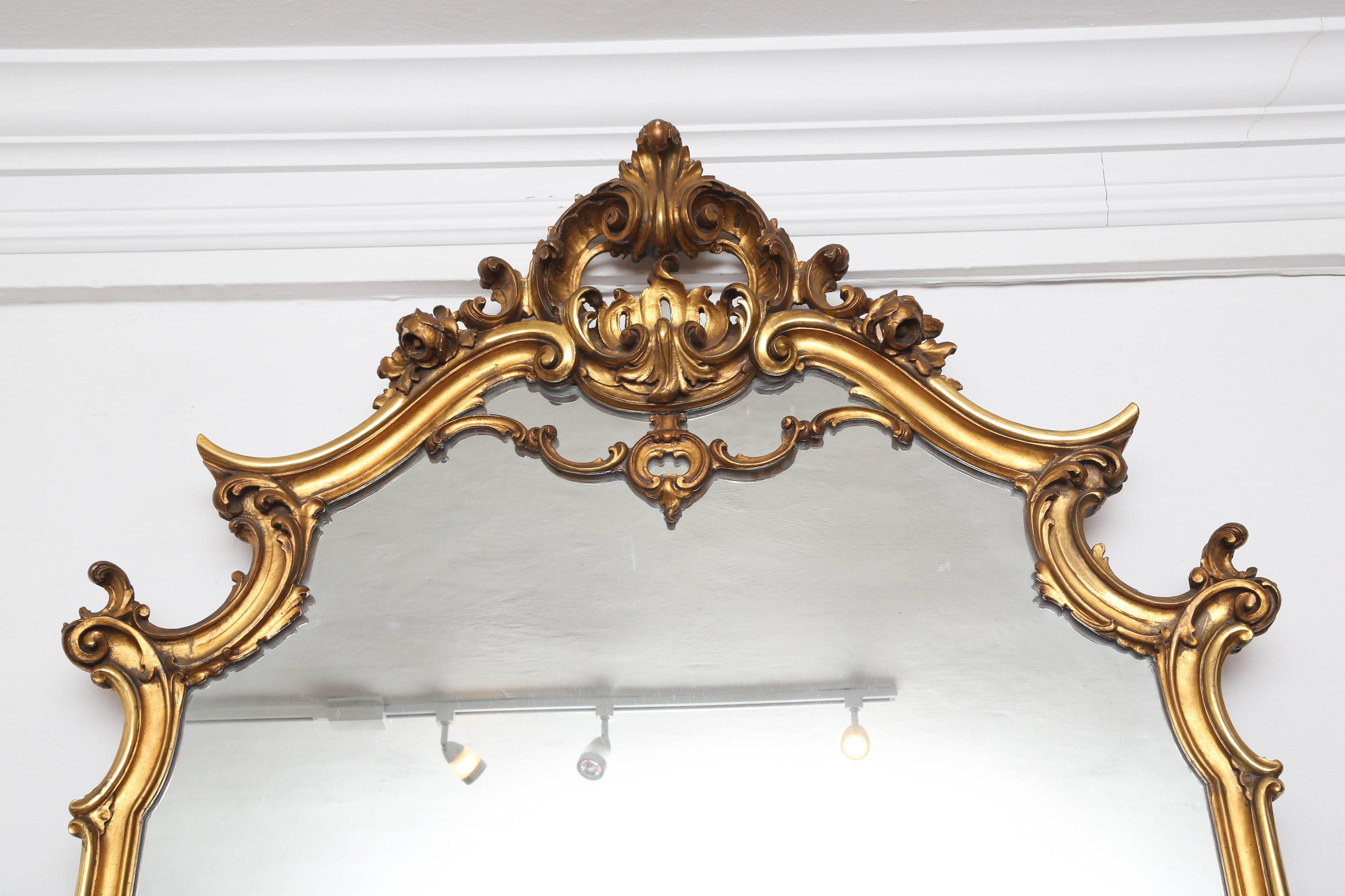 Superb French 19th Century Gilt Console and Mirror 5