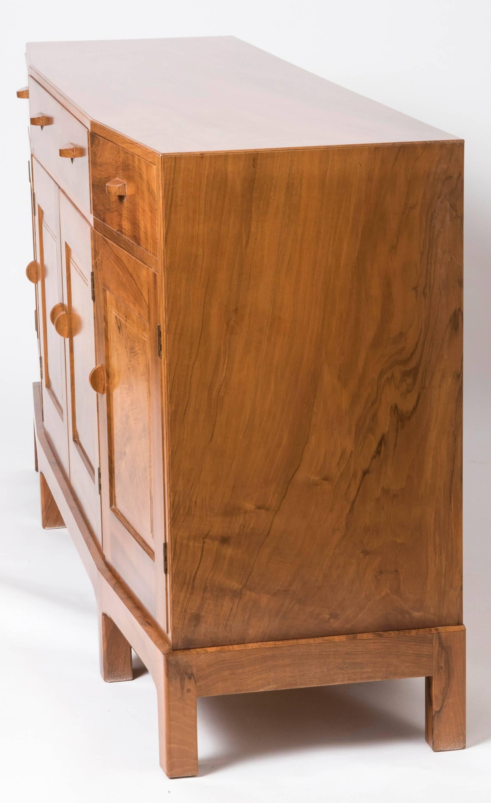 walnut side cabinet