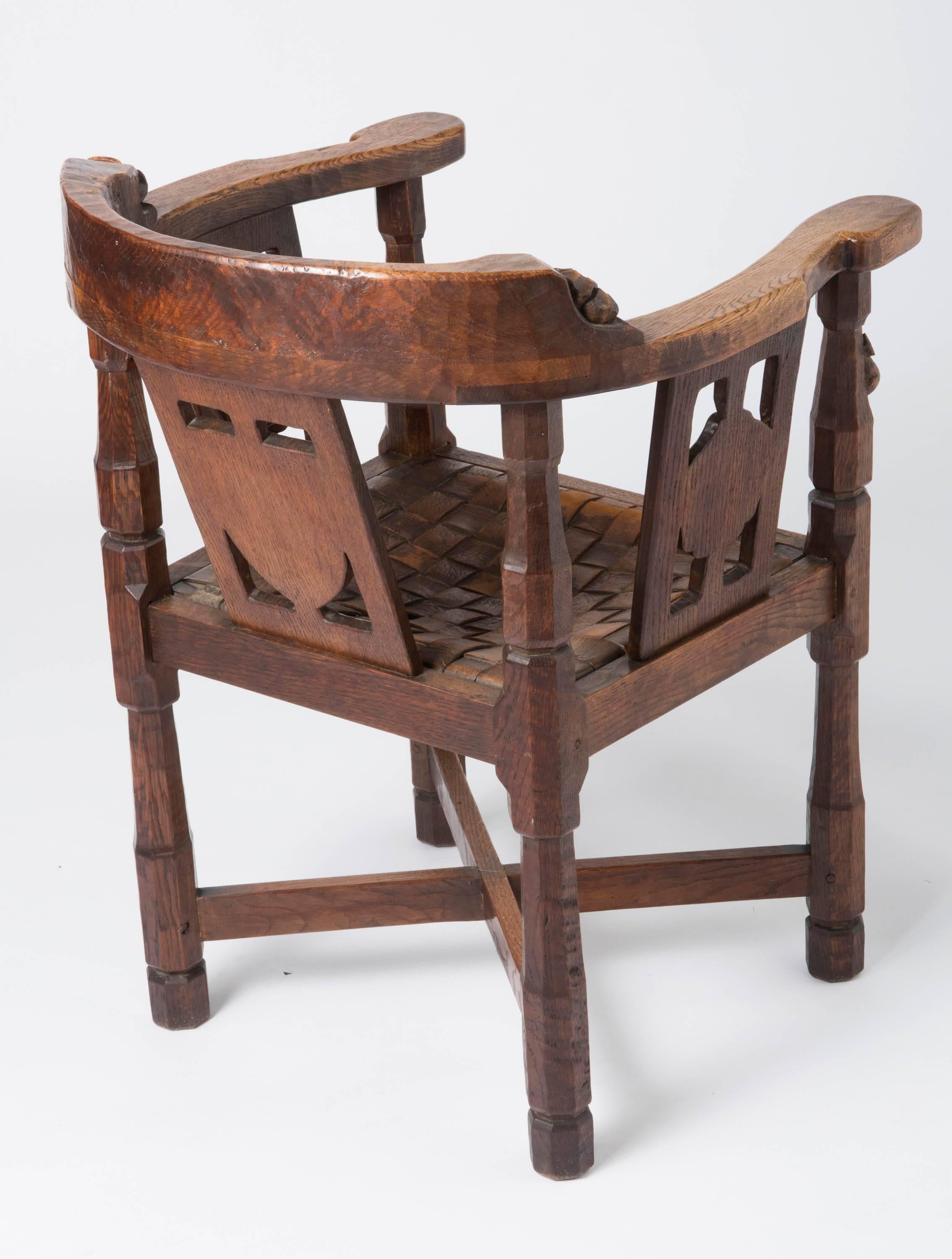 mouseman monks chair for sale