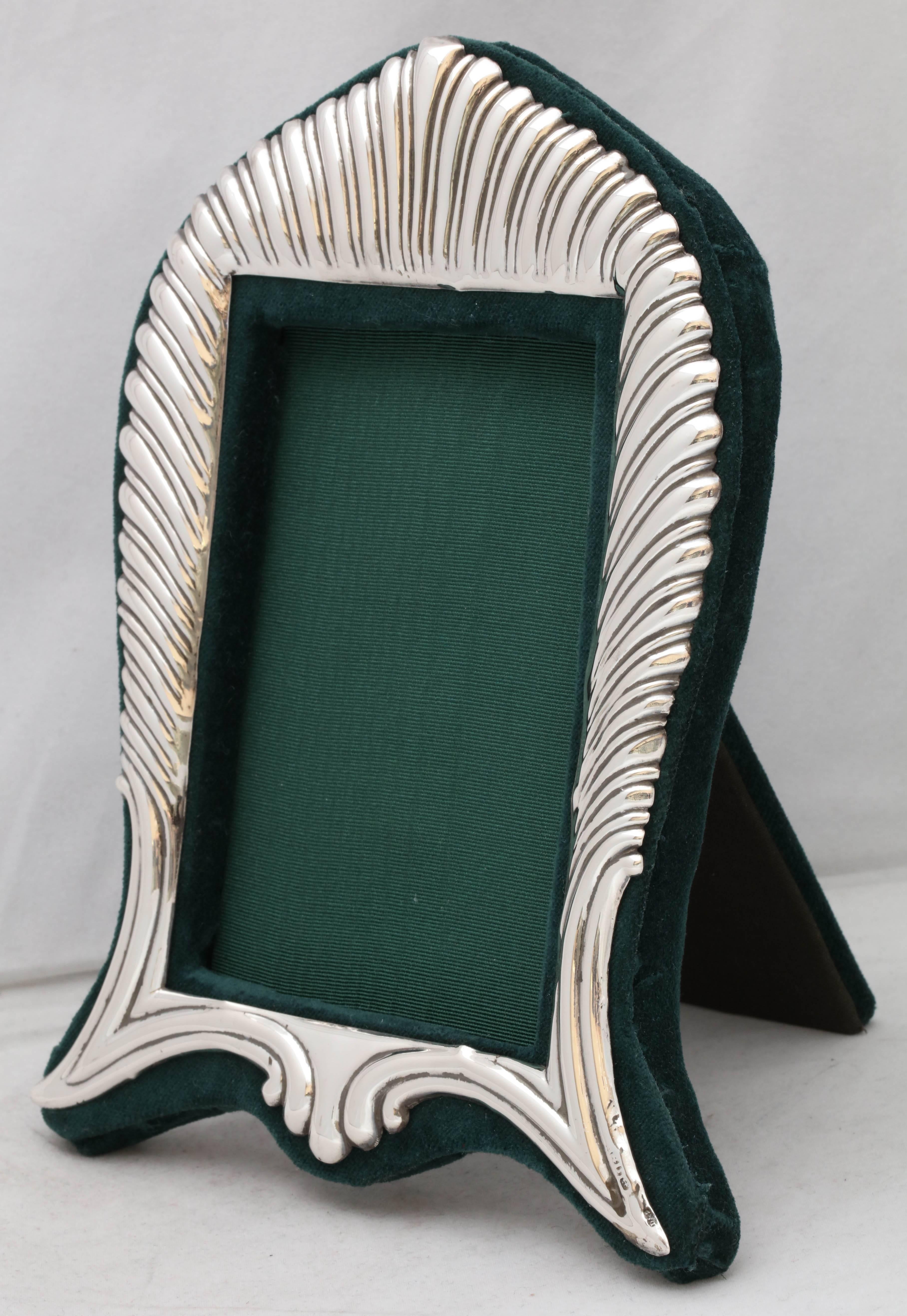 Unusual Victorian Sterling Silver Picture Frame 1