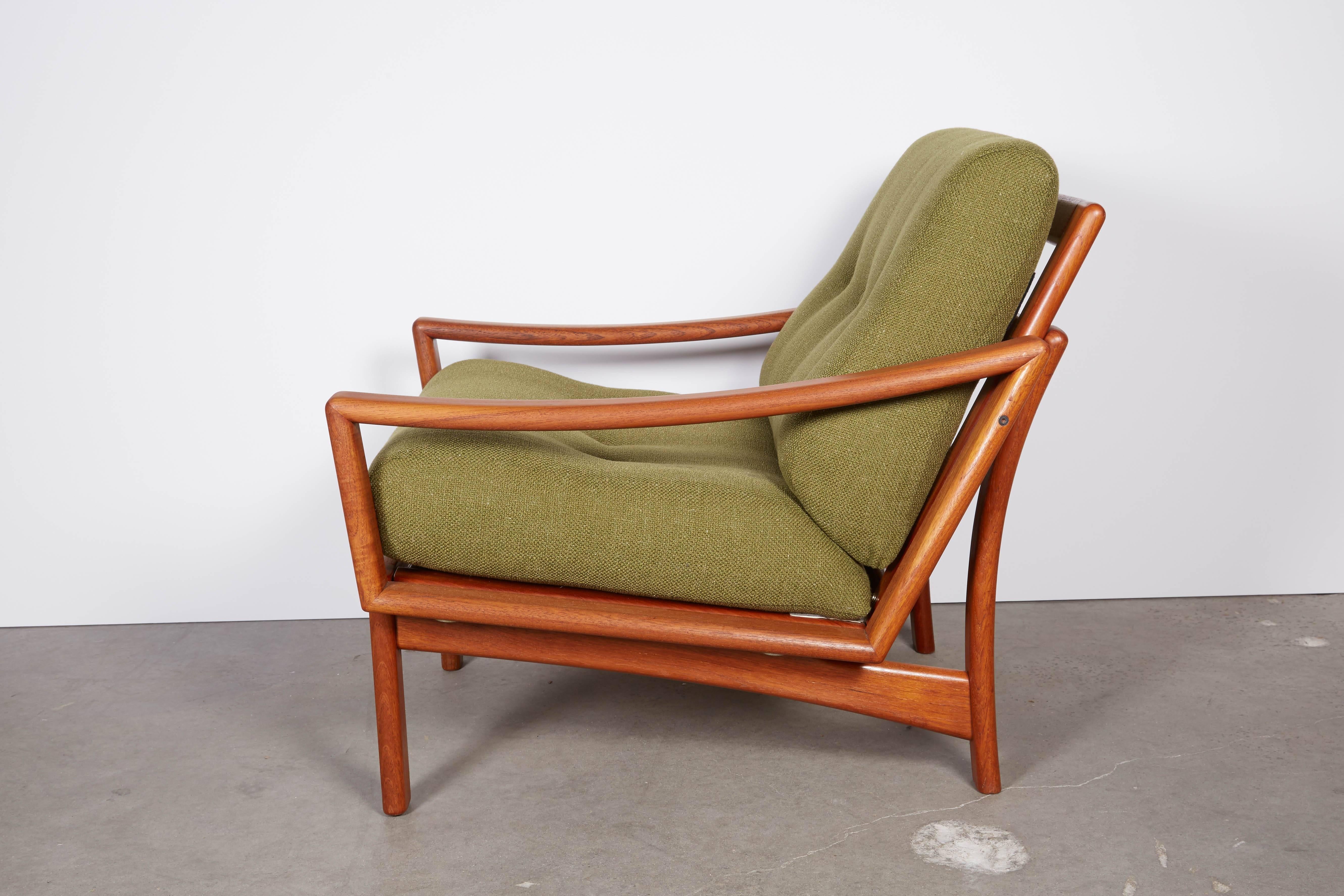 Danish Mid Century Teak Club Chair