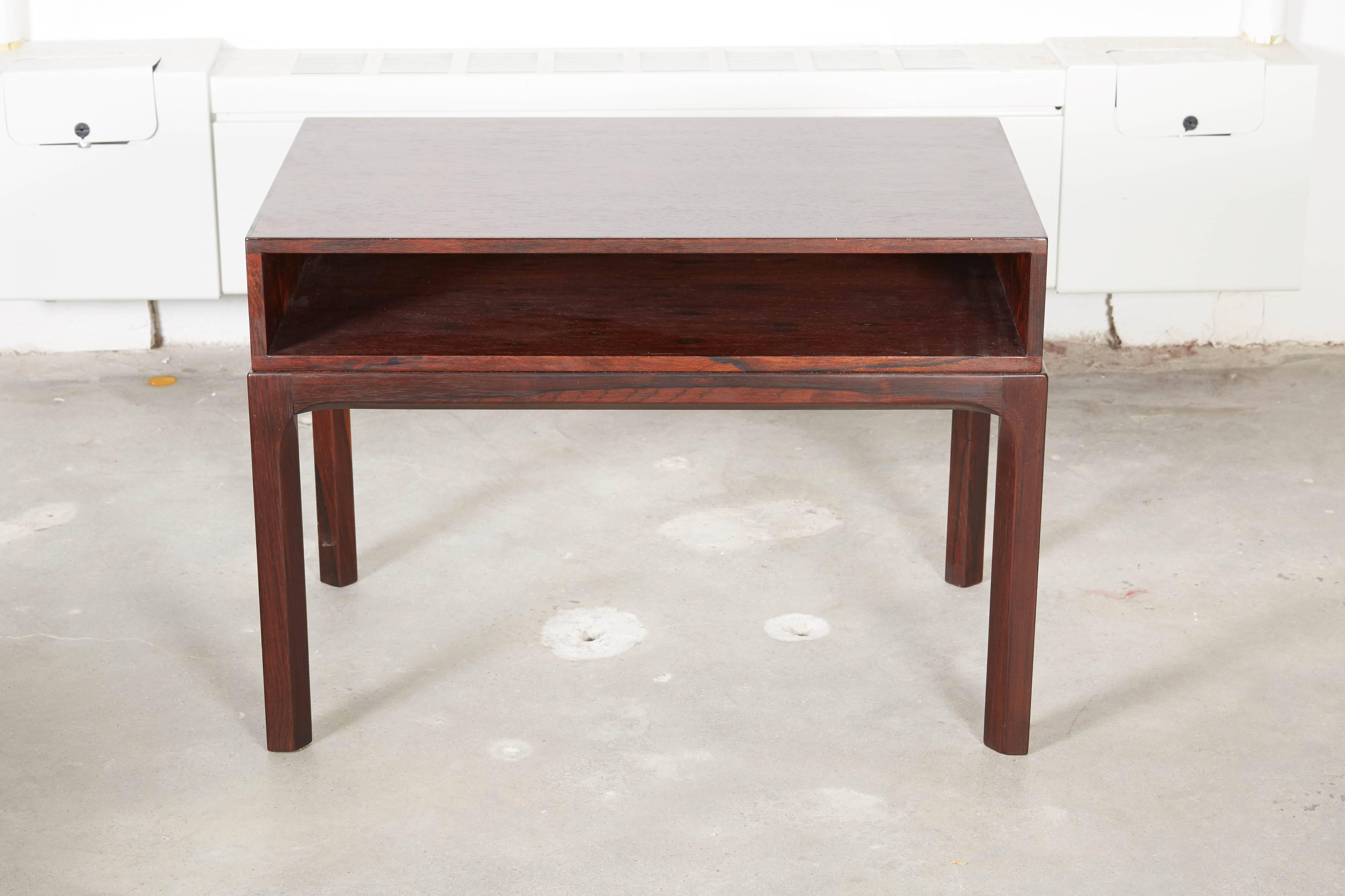 Scandinavian Modern Rosewood Night Stand by Kai Kristiansen