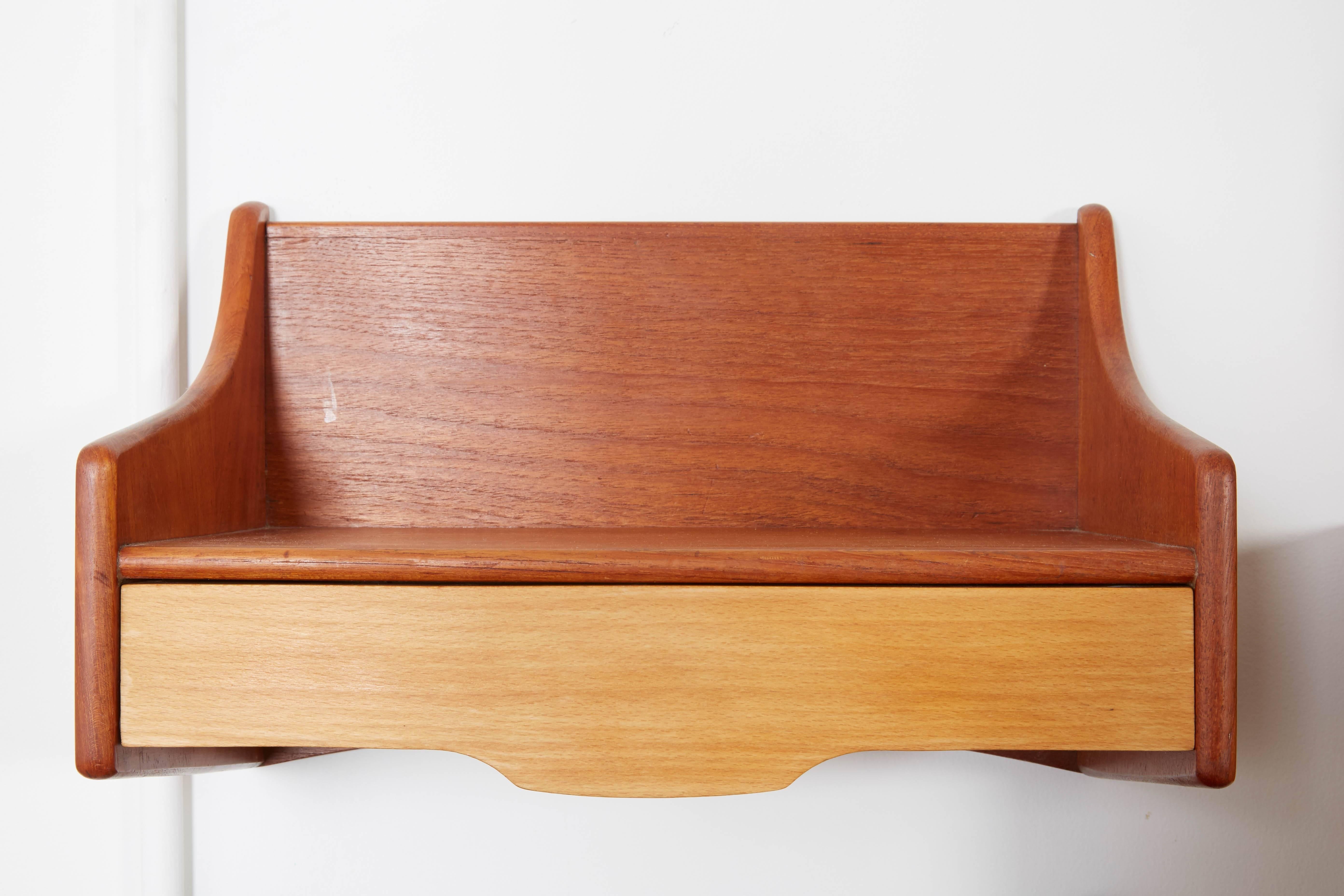 Mid-20th Century Mid Century Wall Shelves by Bender Madsen, Pair For Sale