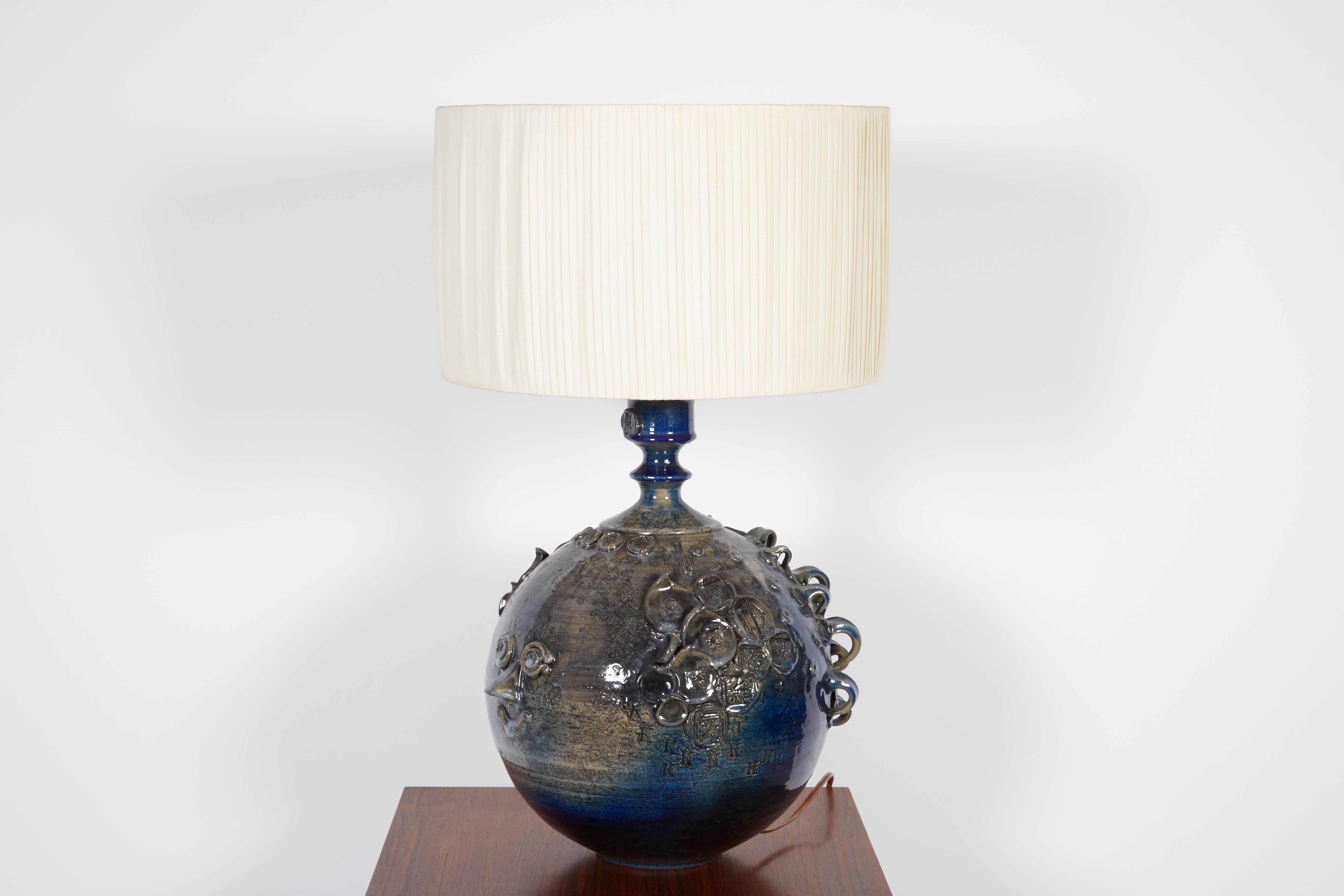 Rosenthal Ceramic Lamp by Bjorn Wiinblad For Sale 1