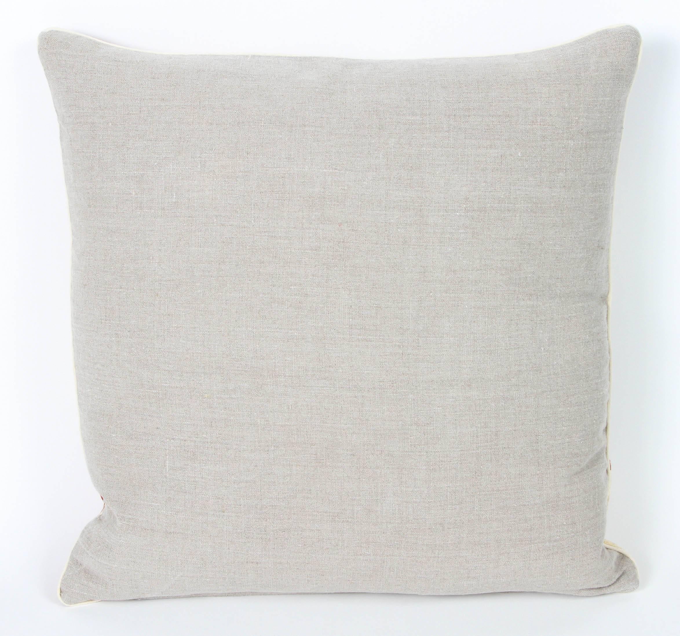 Linen Mid-Century Velvet Pillows