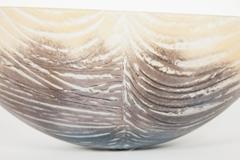 Feather, a Unique Glass Bowl in natural tones & colours by Amanda Simmons
