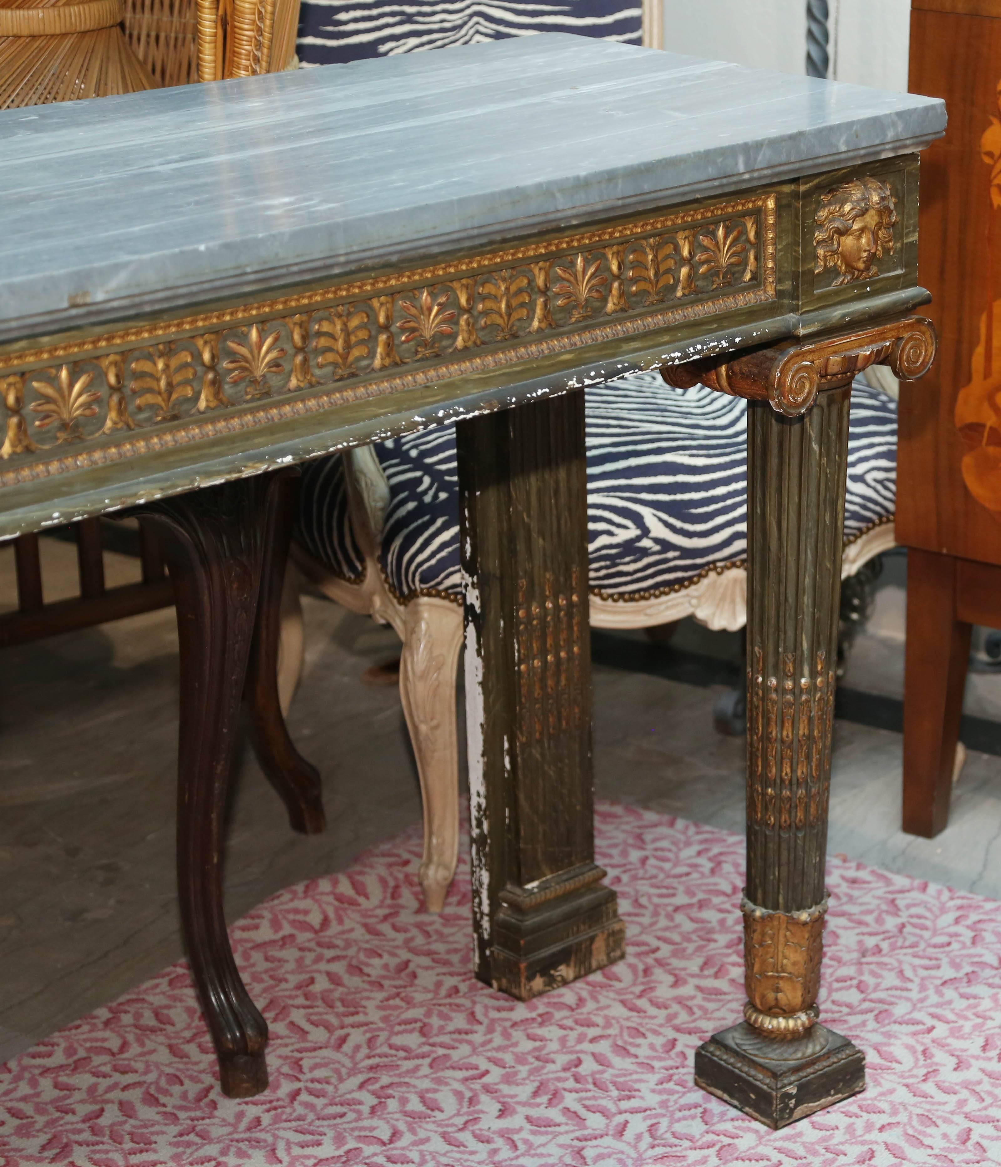 Superior Late 18th or Early 19th Century Italian Console In Good Condition In West Palm Beach, FL