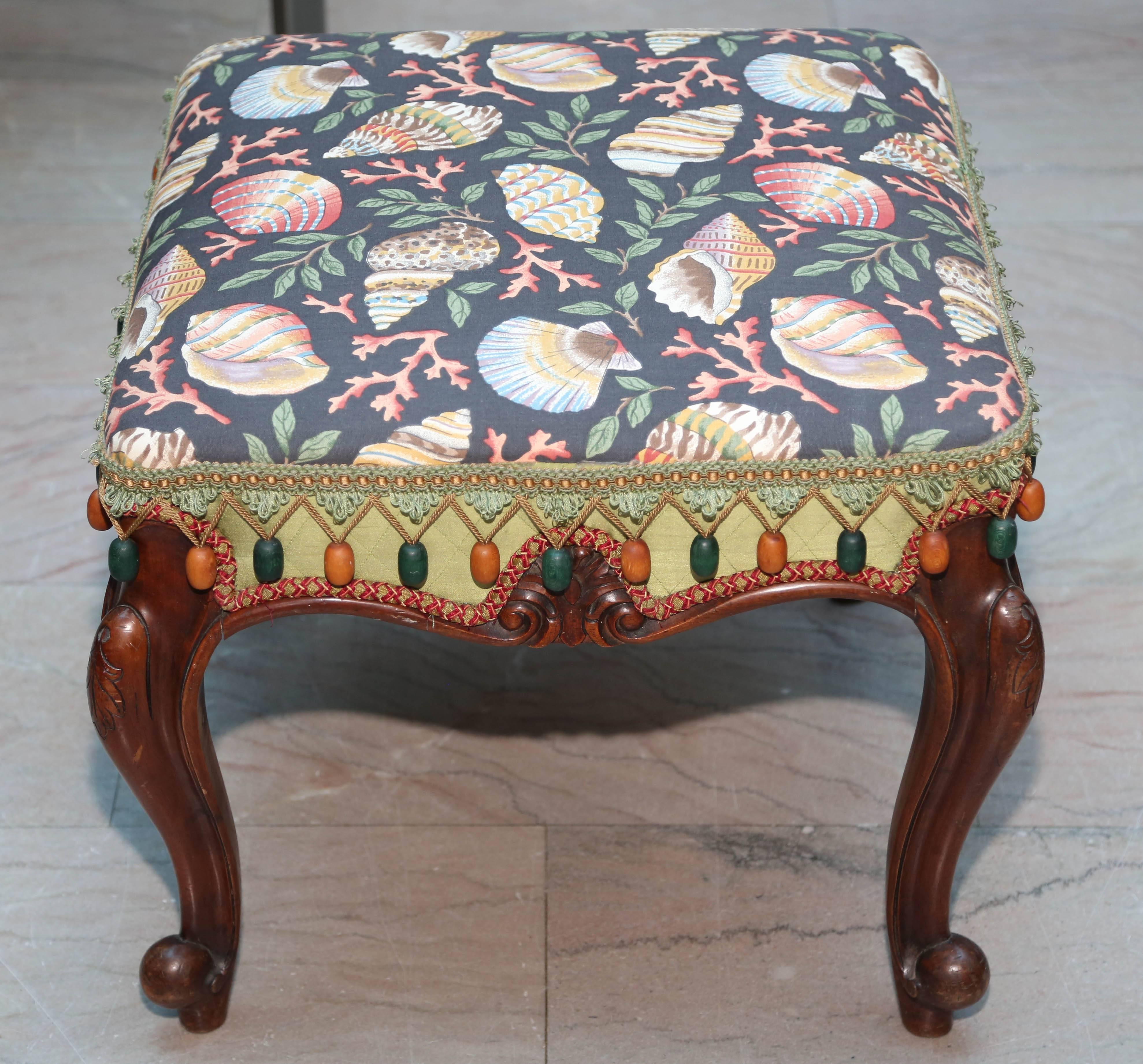 Shell Motif Country French Bench 2