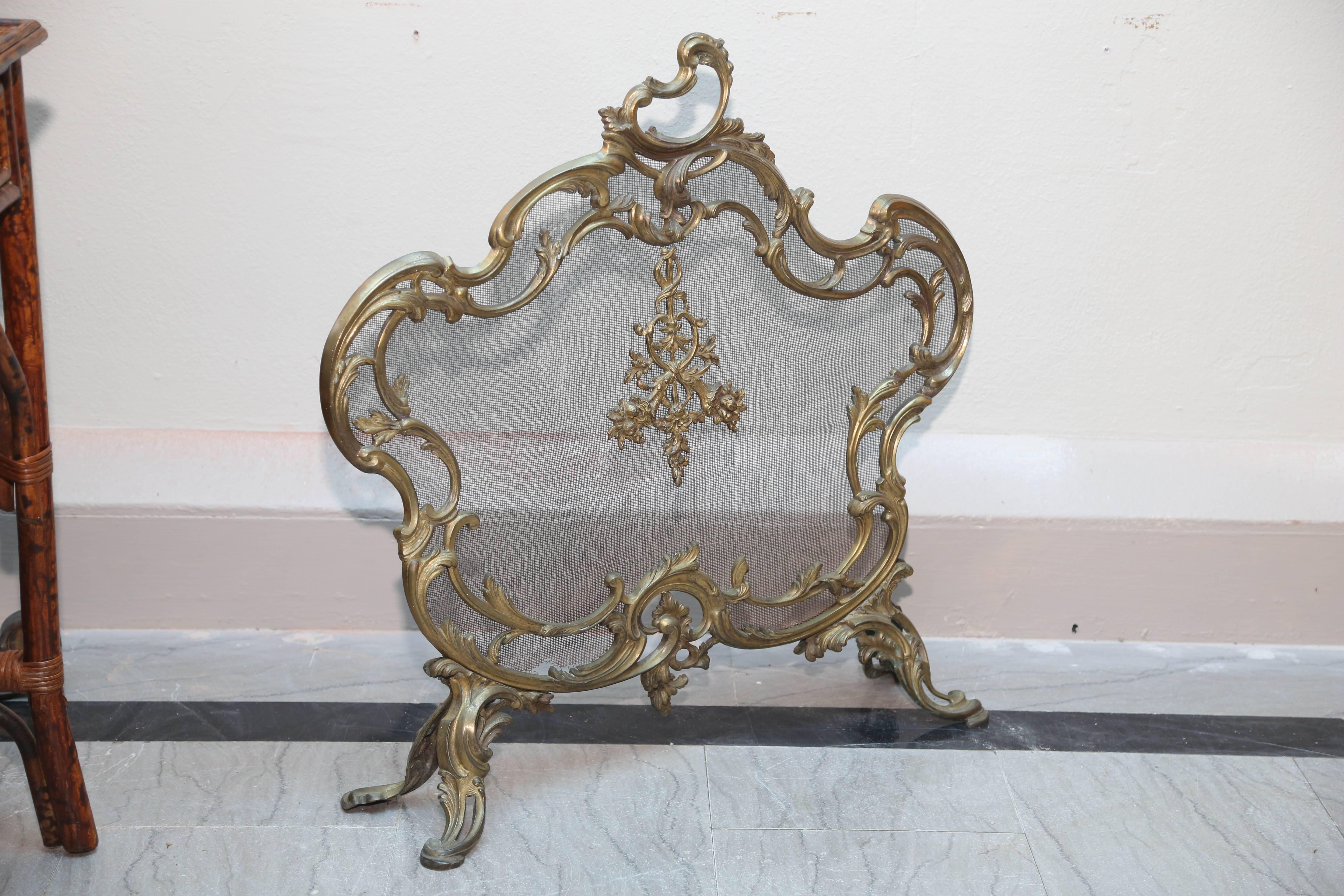 Artistic brass/bronze framework of heavy weight and superb quality.