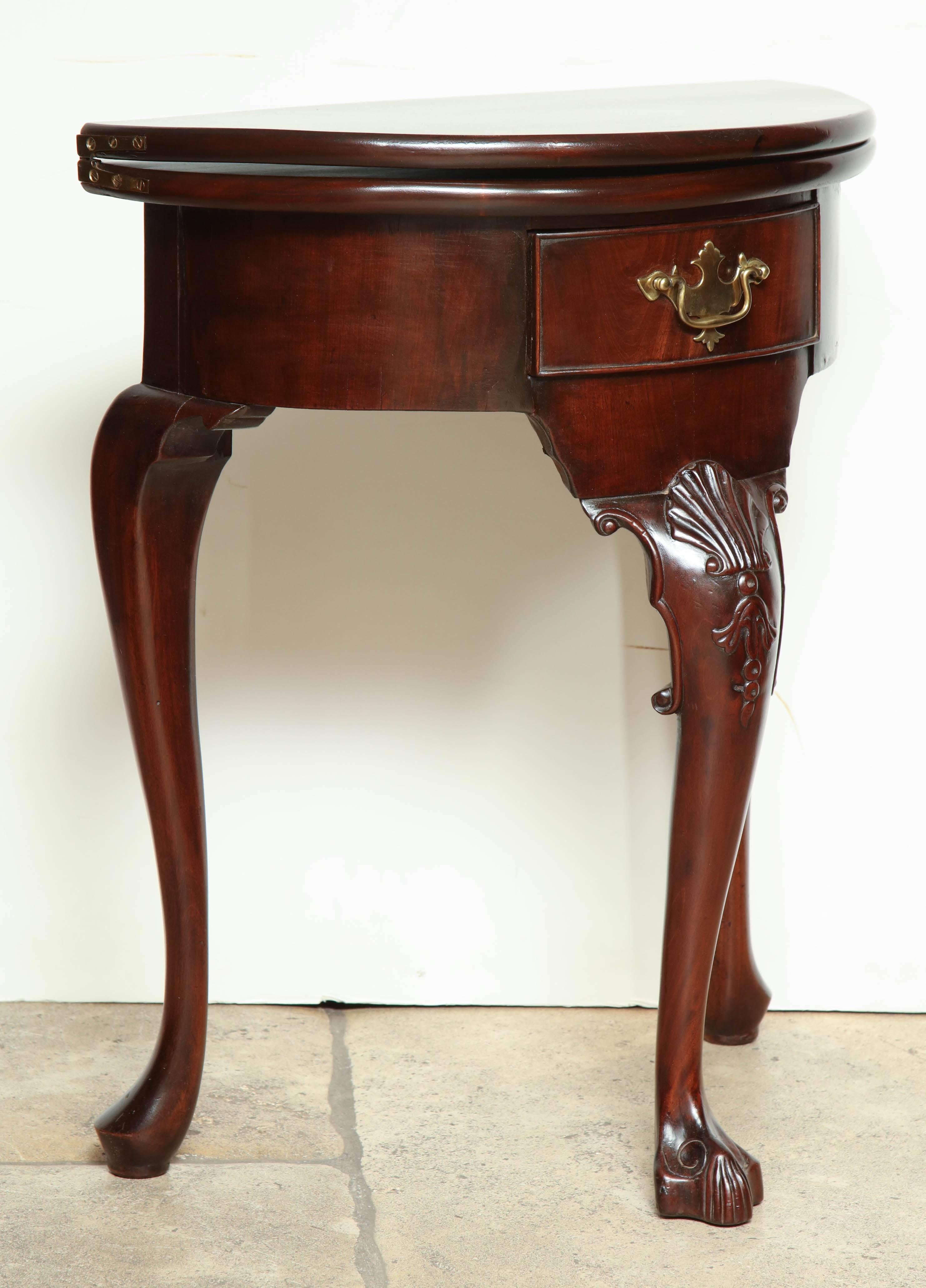 18th Century Irish George I Mahogany Console Table