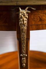 Inset Marble-Top Round Table