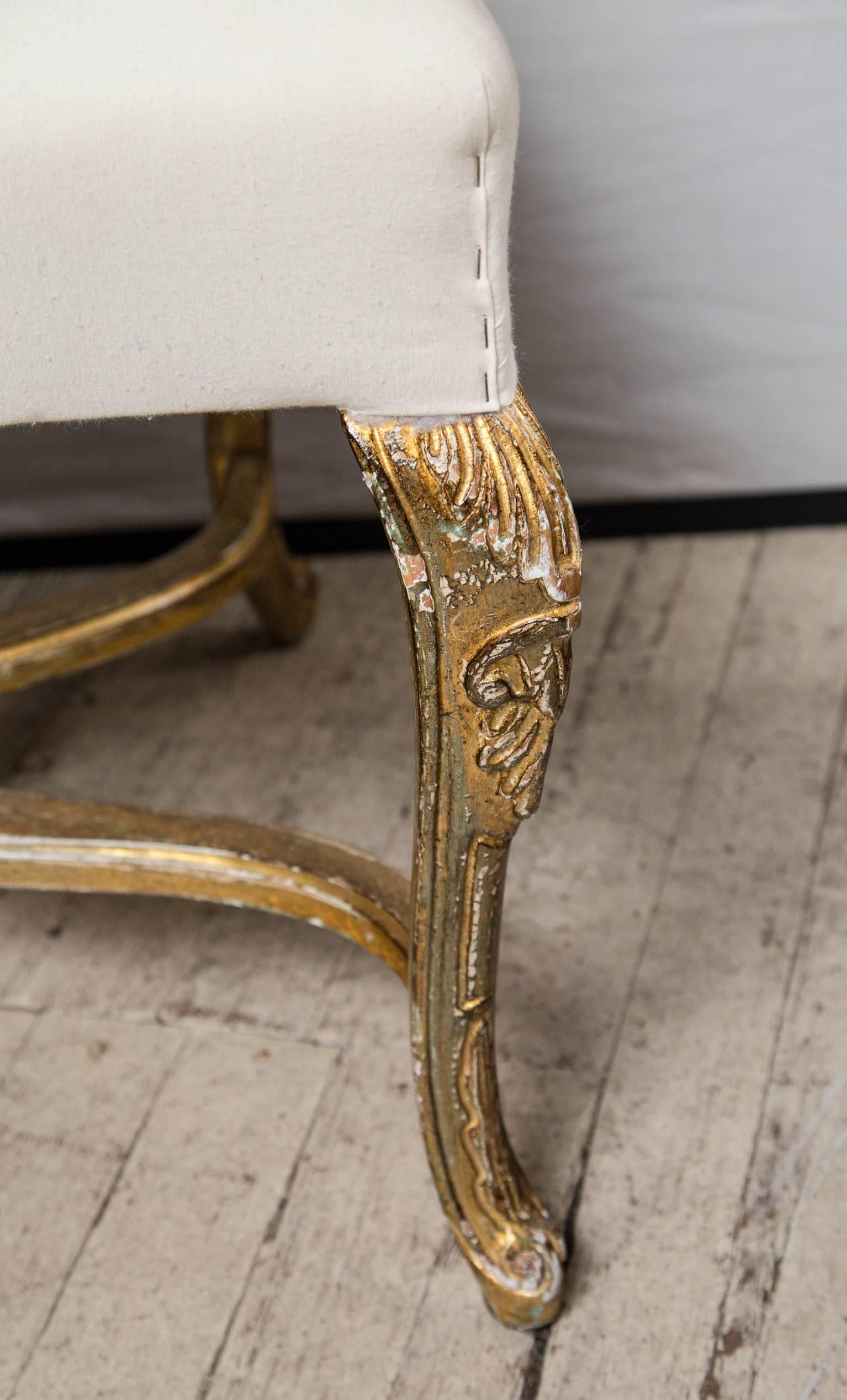 Louis XV Set of Ten Giltwood Dining Chairs For Sale