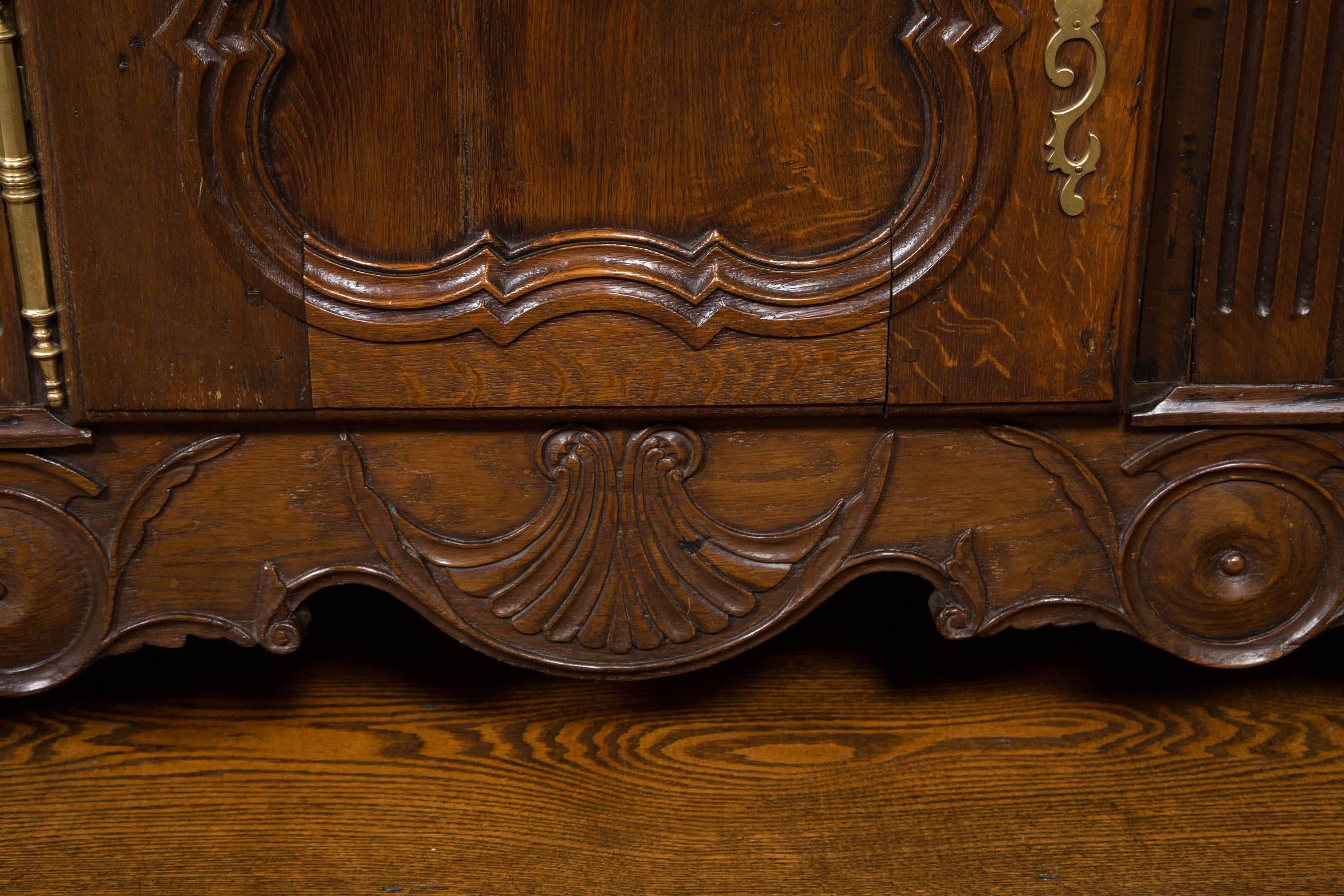 19th Century French Oak Enfilade For Sale