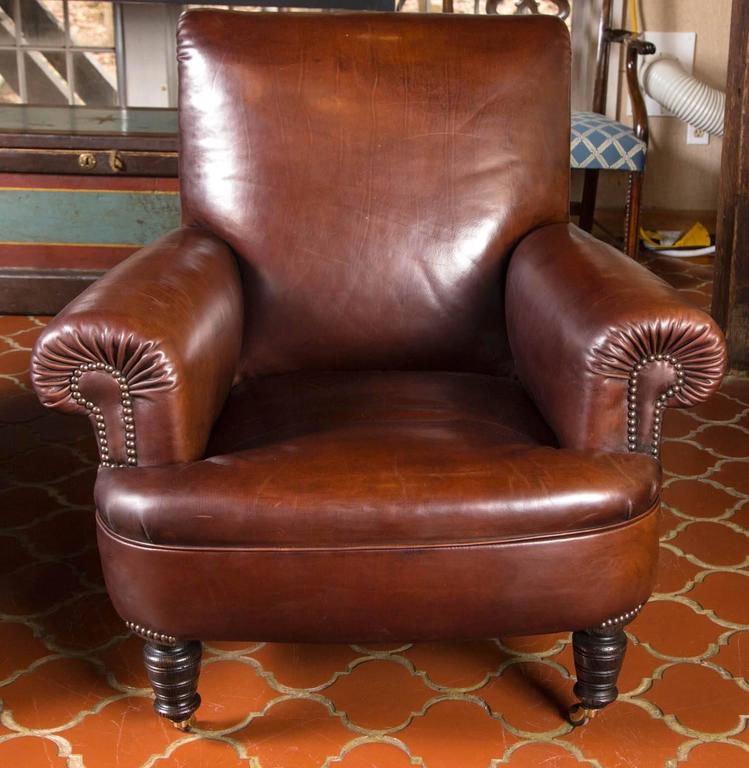 English Leather Club Chairs at 1stDibs english club chair, english