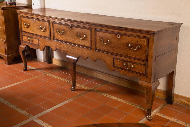 18th Century Oak Shropshire Server Huntboard For Sale At 1stdibs