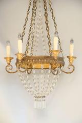 18th Century Basket Form Six-Light Italian Chandelier