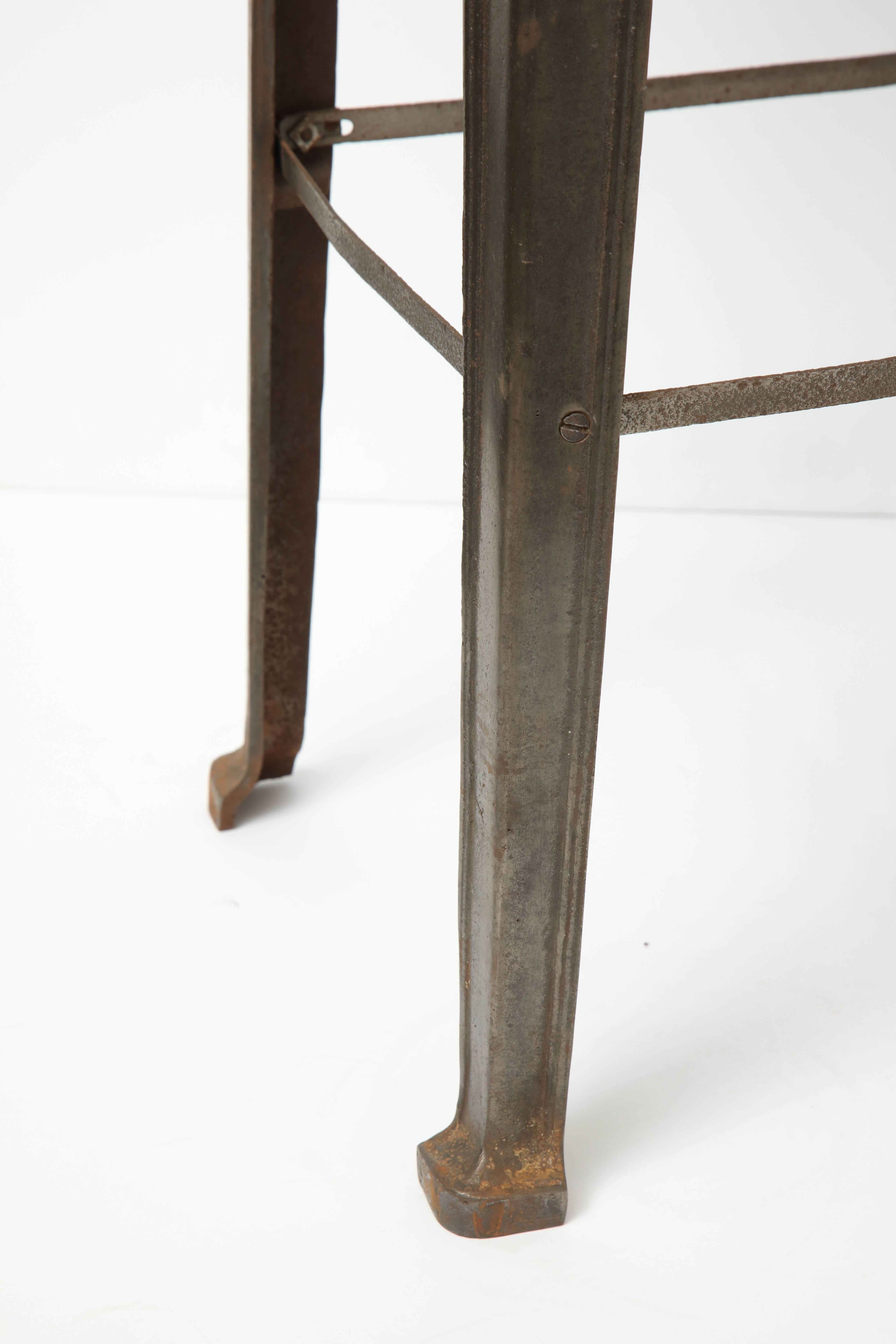 Unknown Industrial Cast Iron 1920s Occasional Table