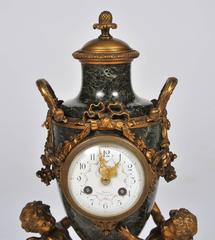 19th Century French Louis XVI Style Clock Set