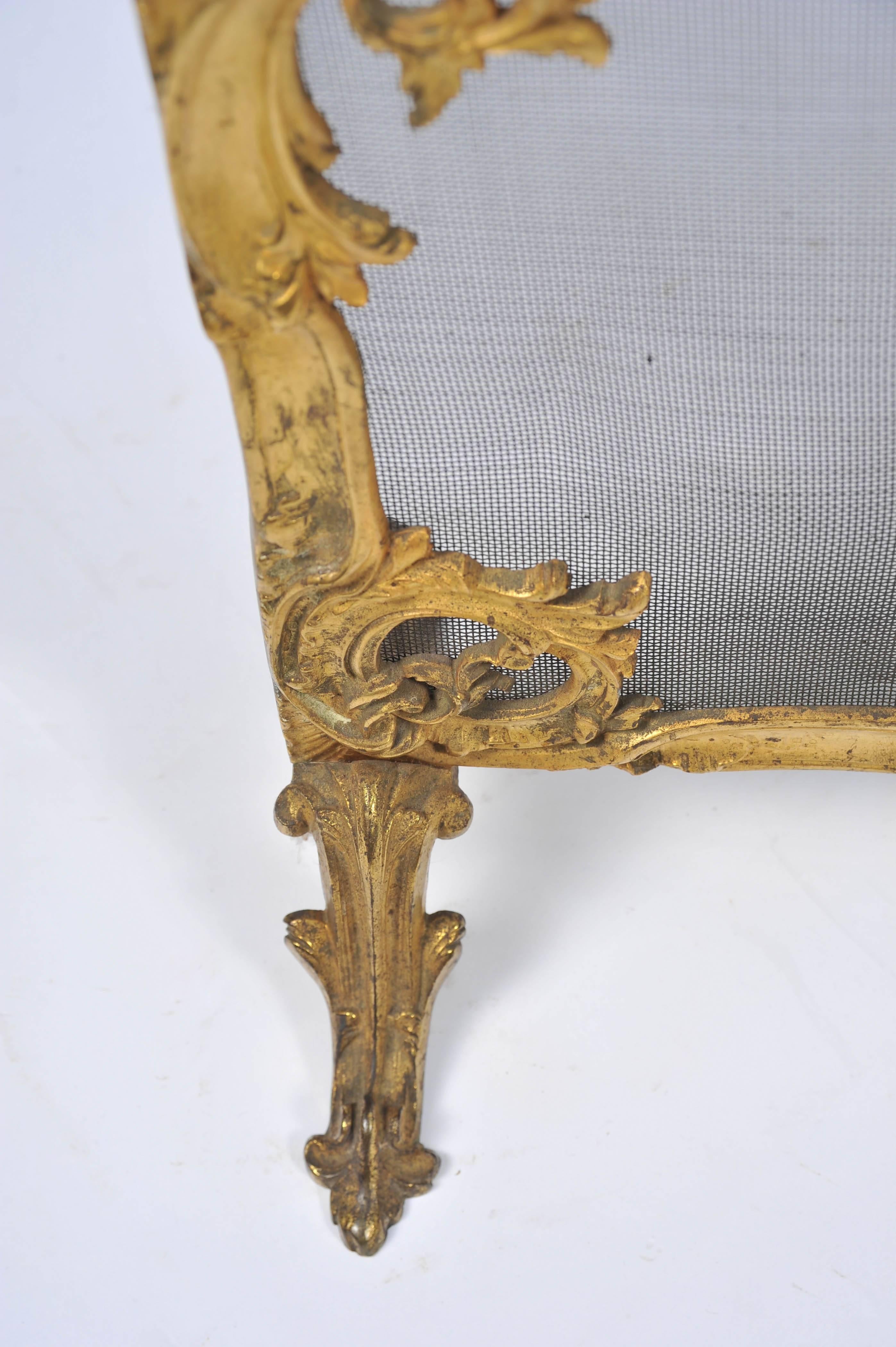 Antique French Fire Screen, Louis XVI Style 3