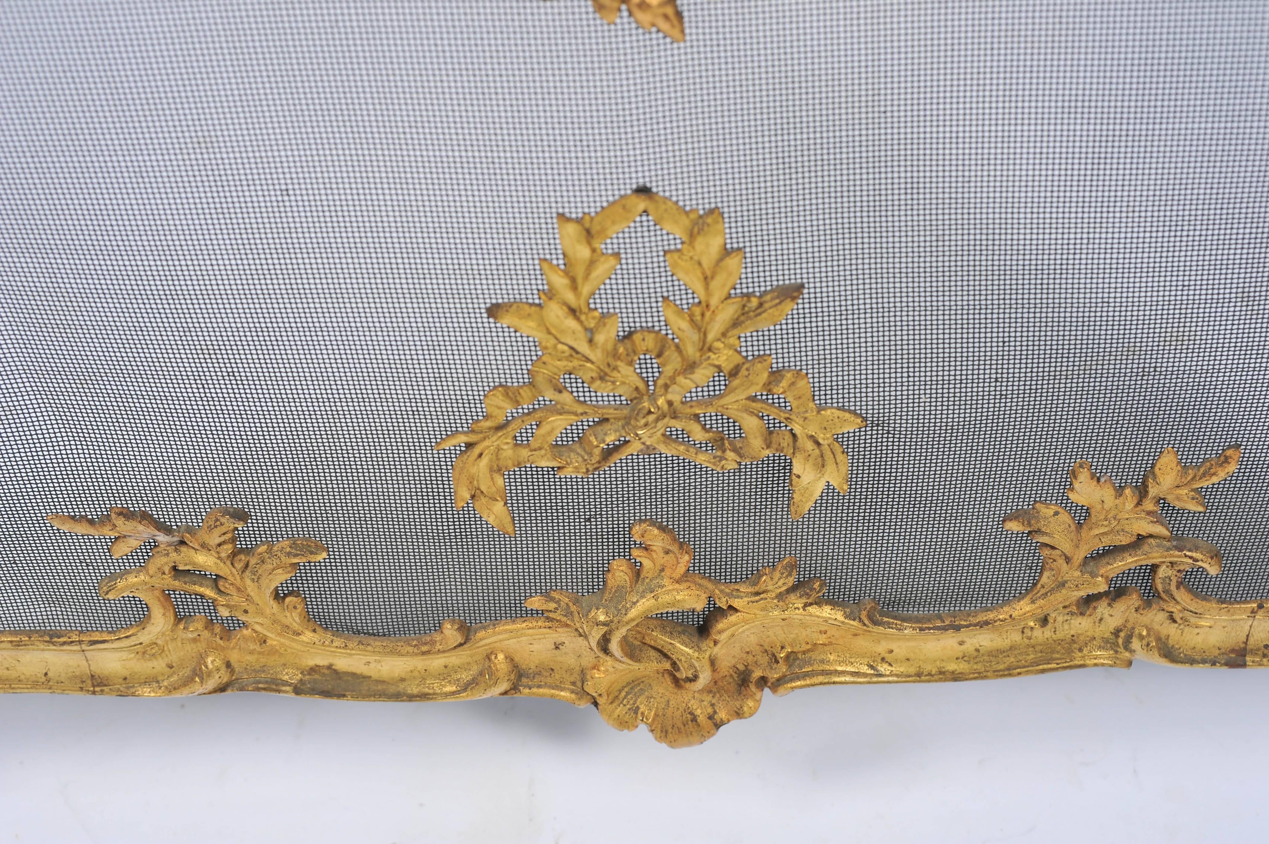Antique French Fire Screen, Louis XVI Style 4