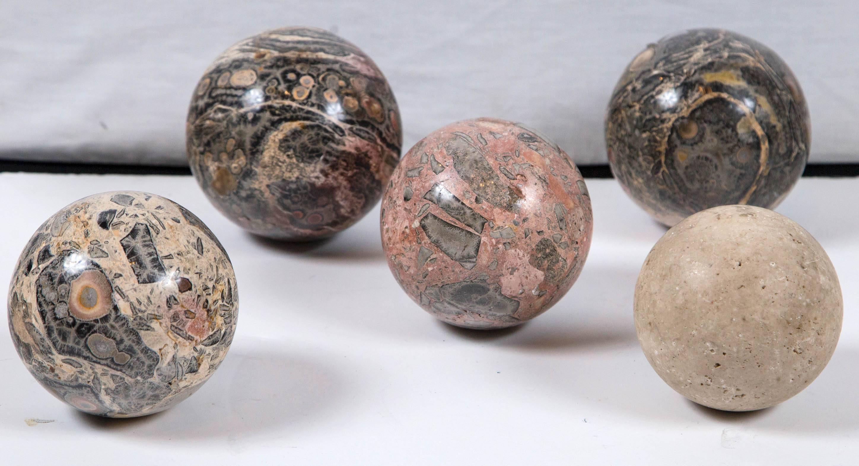 decorative marble balls