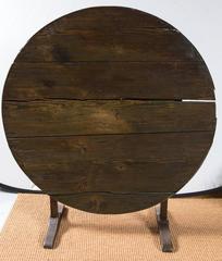 Antiker Vendange Weinverkostungstisch:: Frankreich:: Ende 19