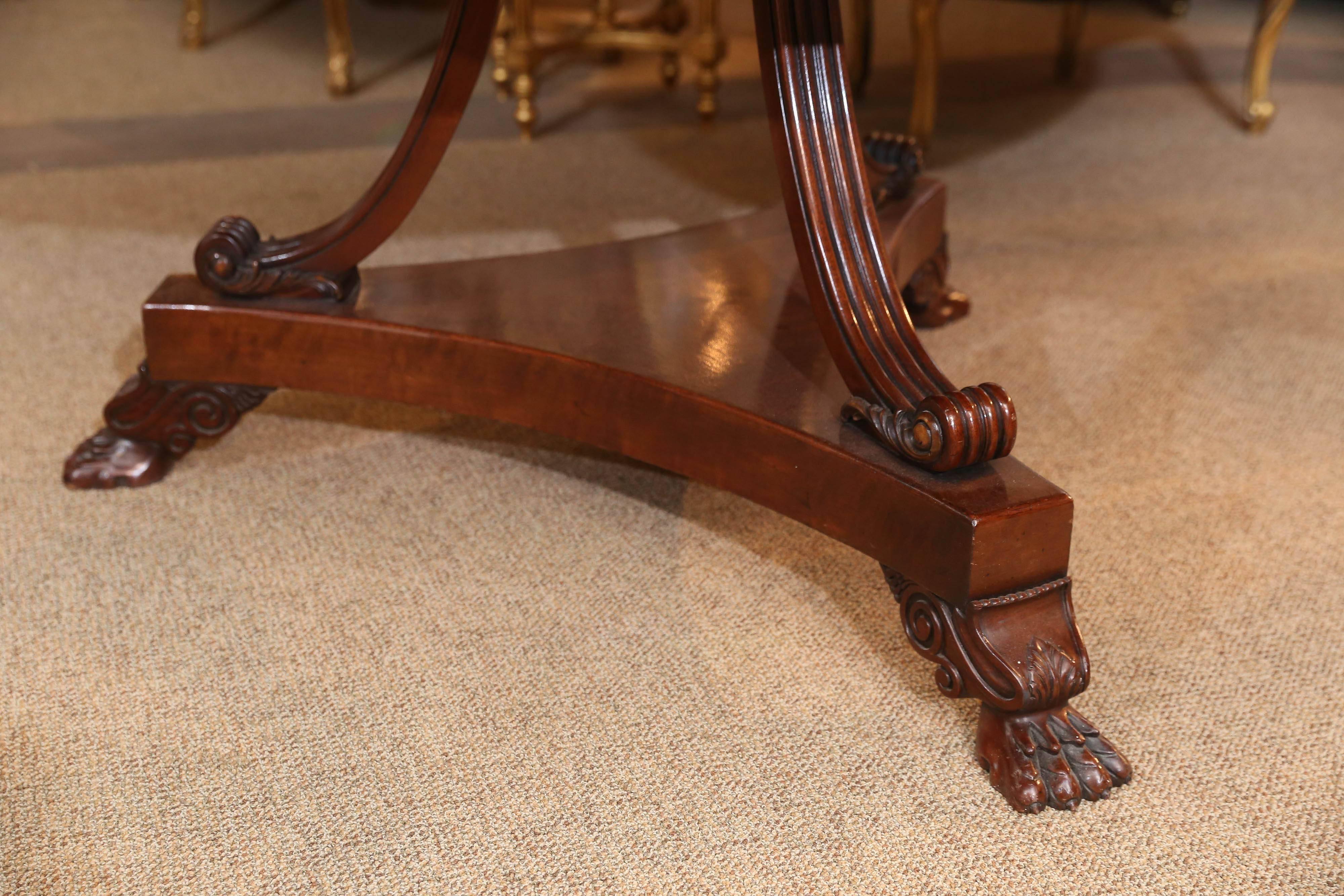 mahogany center table