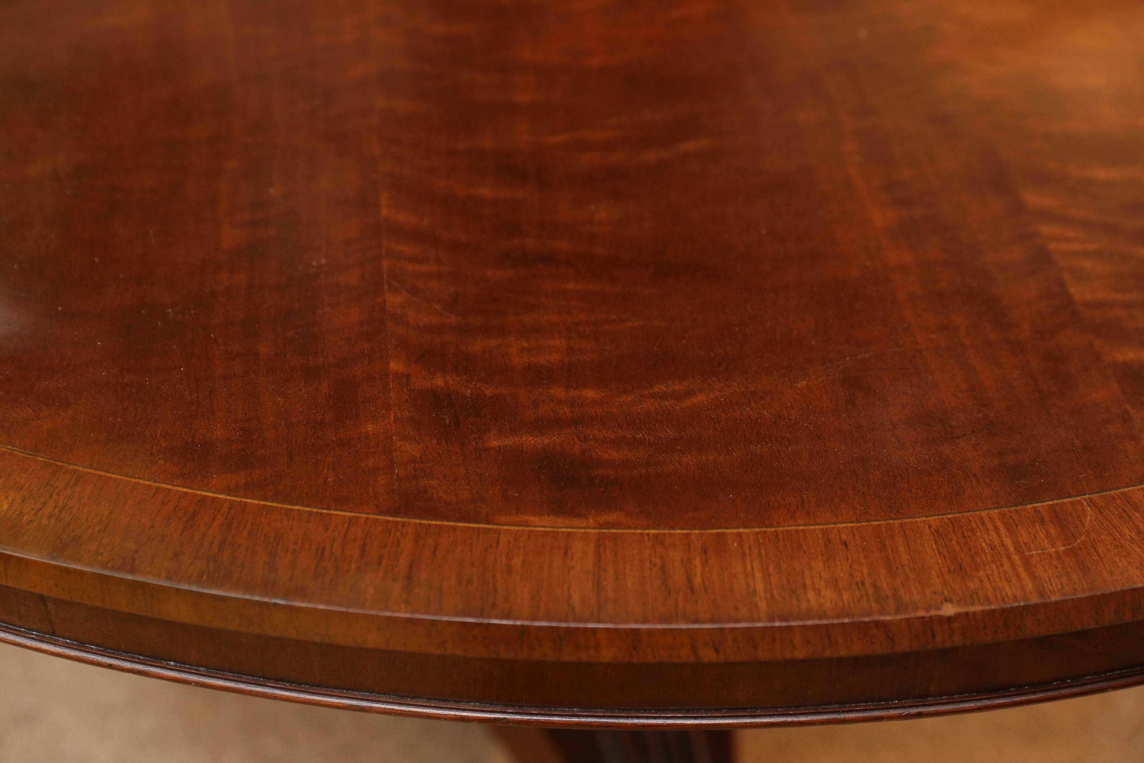 Regency Style Mahogany Dining Table or Center Table 1