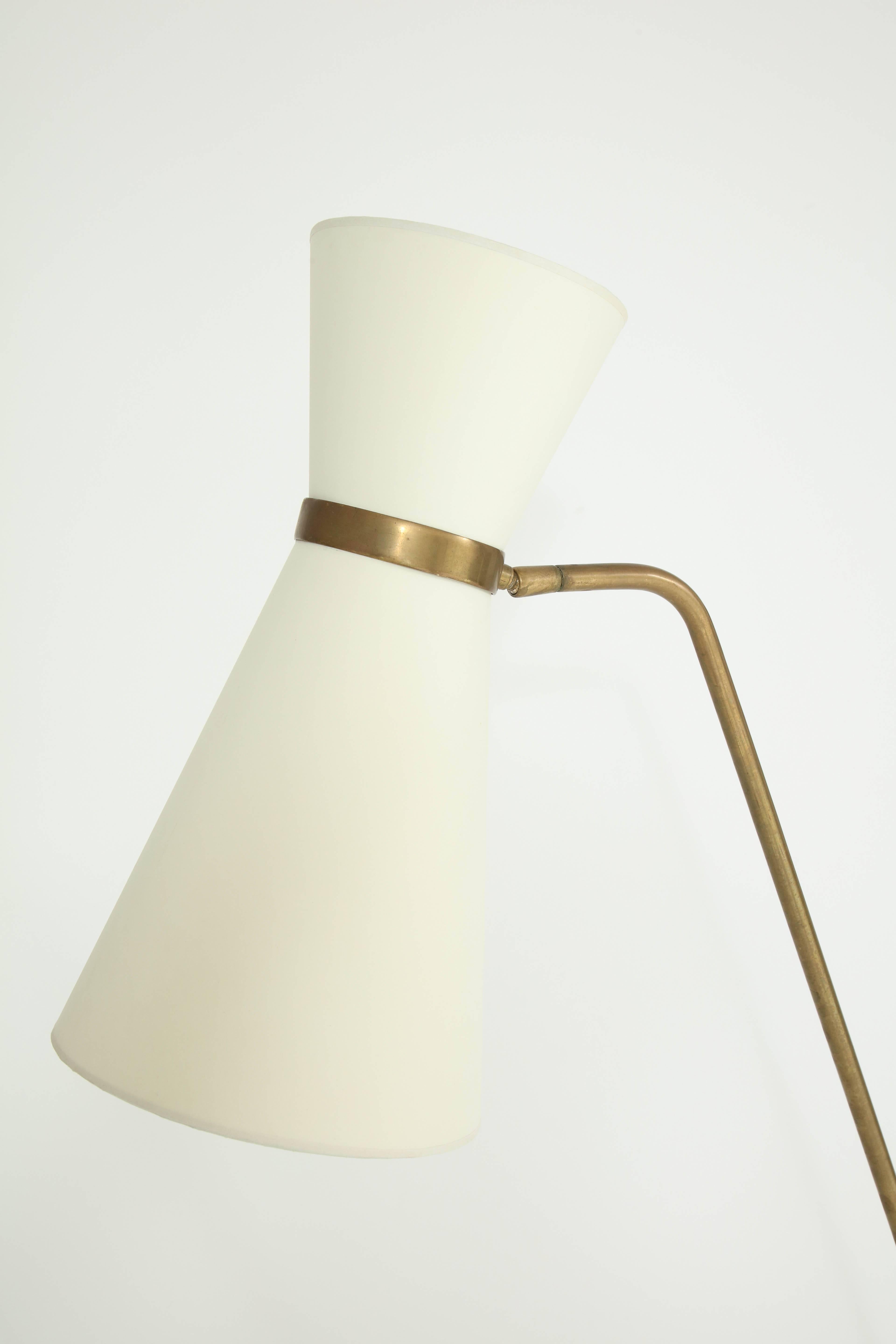 French G2 Floor Lamp in the Style of Pierre Guariche for Disderot For Sale