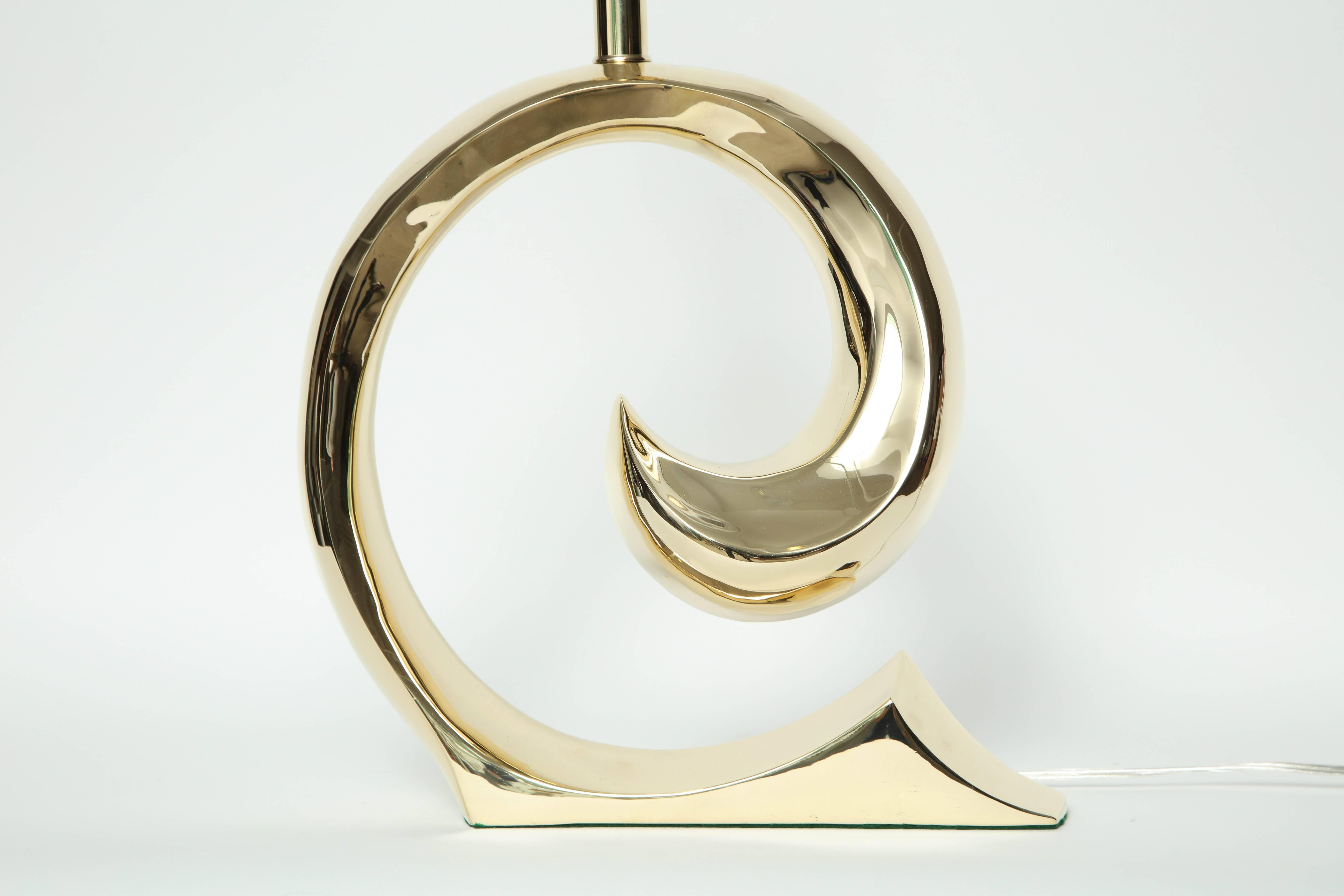Erwin Lambeth, Cardin Logo Brass Lamps 2