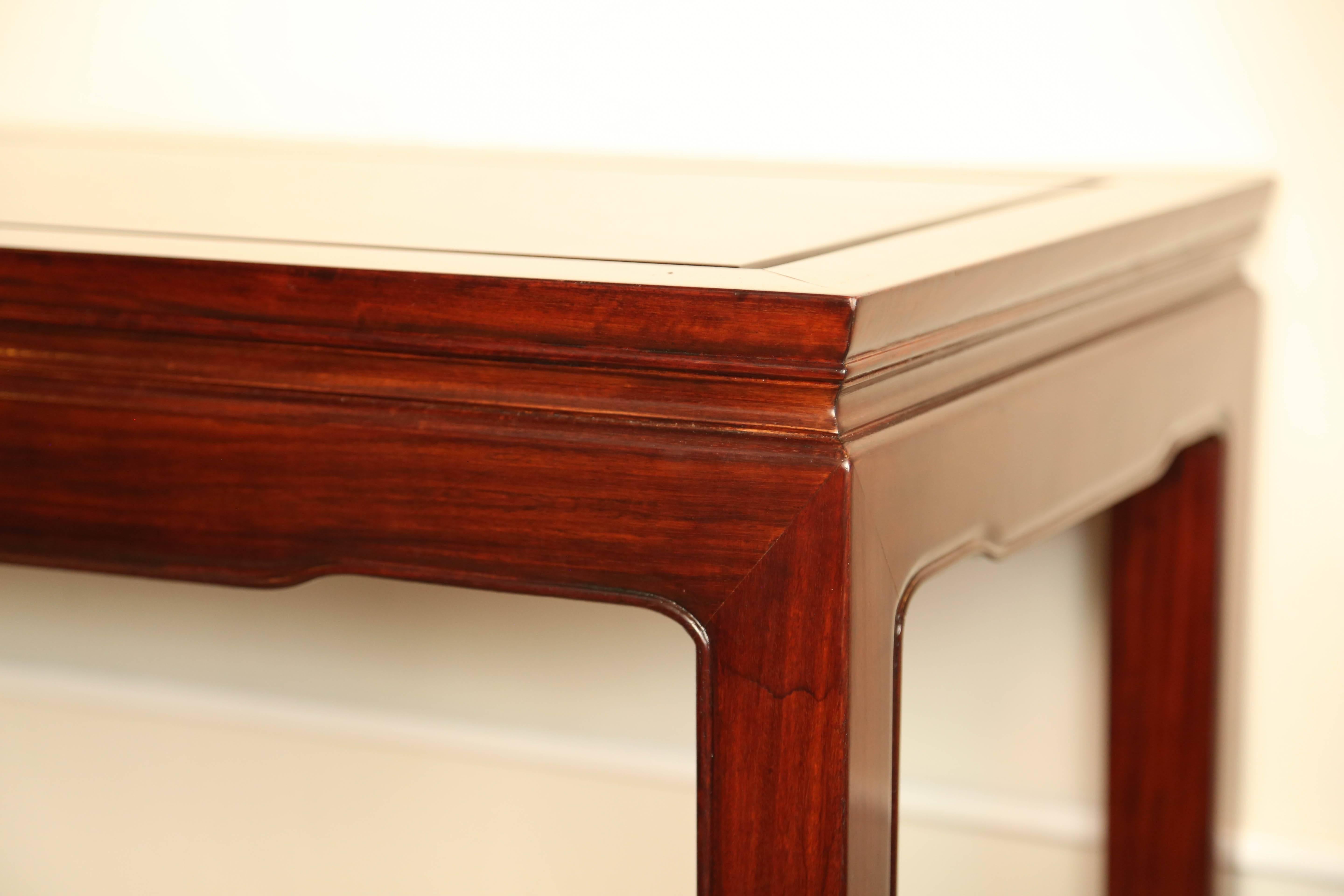 20th Century Chinese Rosewood Console