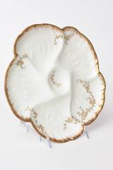Antique Limoges Oyster Plate, Charles Fields Haviland