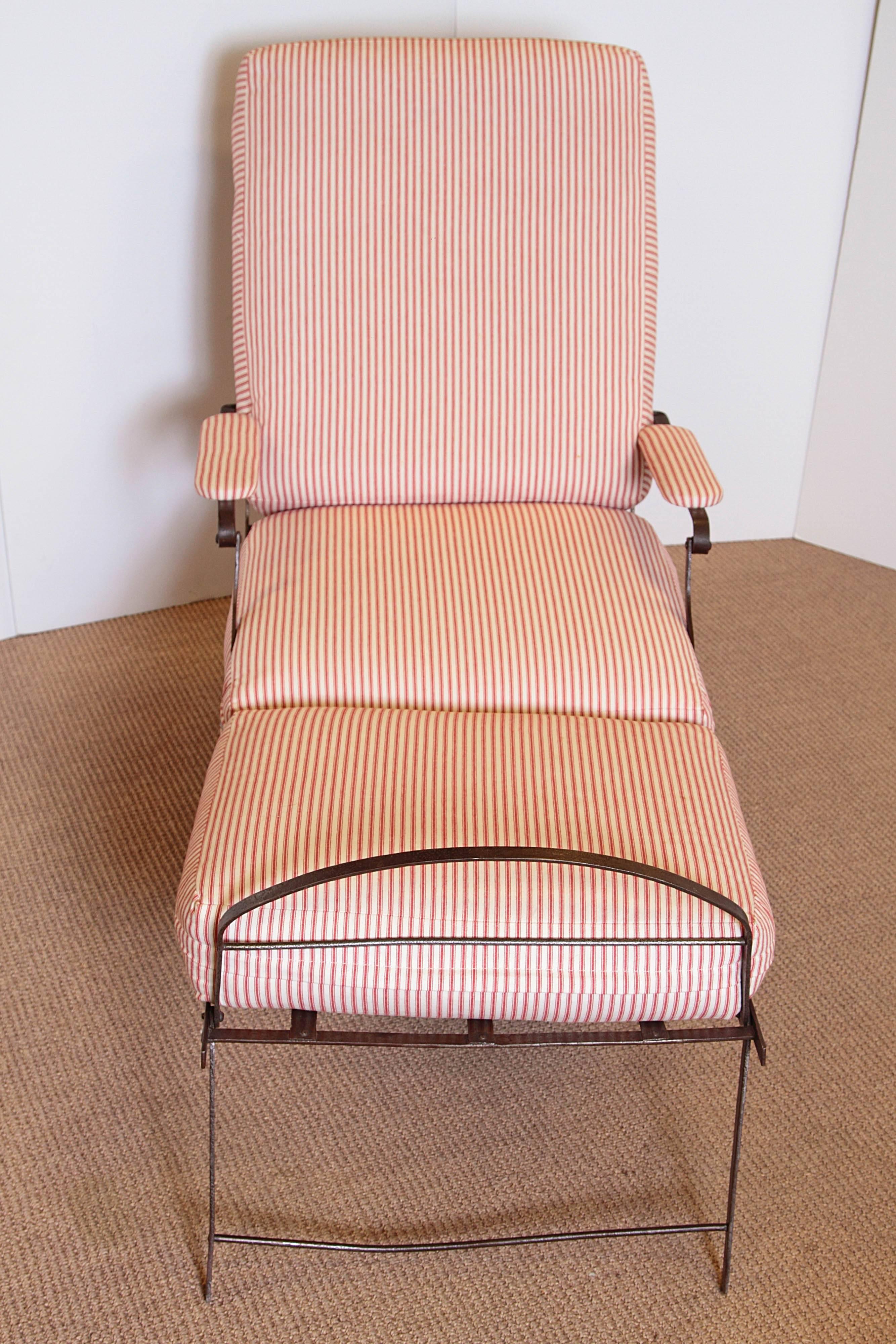 french ticking chair