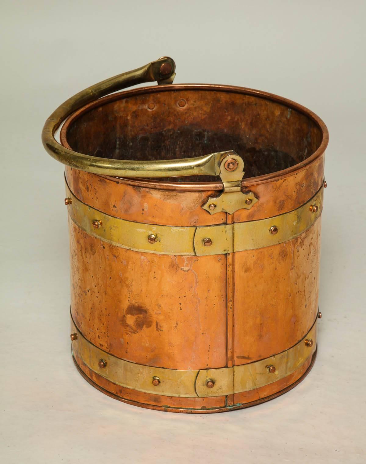 Copper and Brass Bucket 1