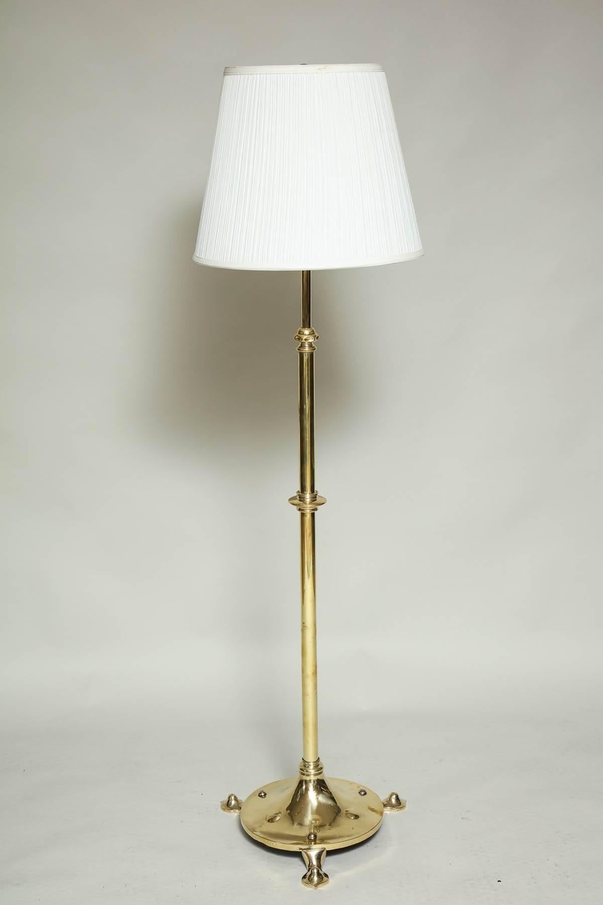 Adjustable Brass Floor Lamp 2