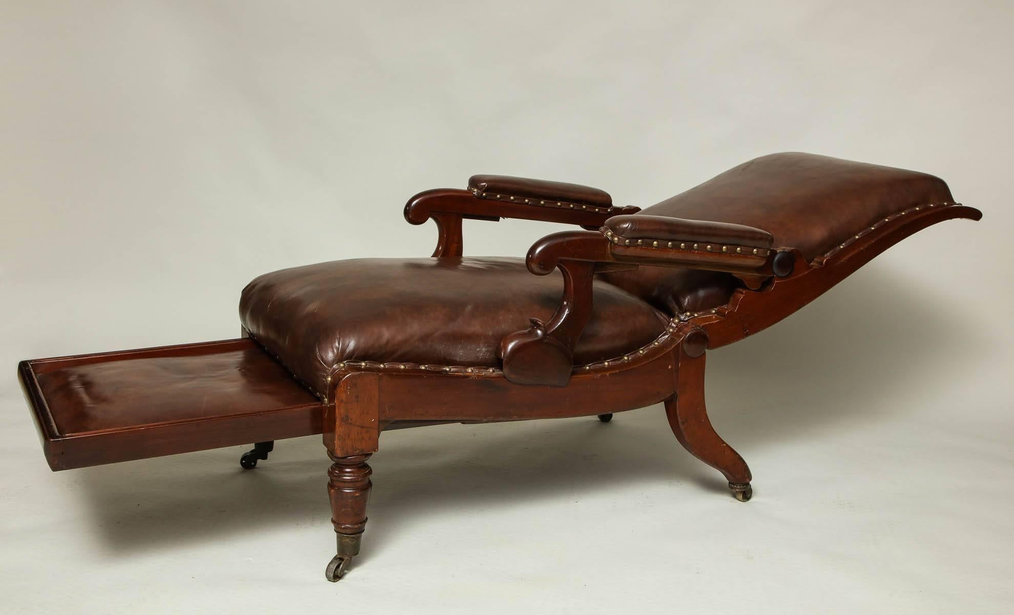 william iv library chair