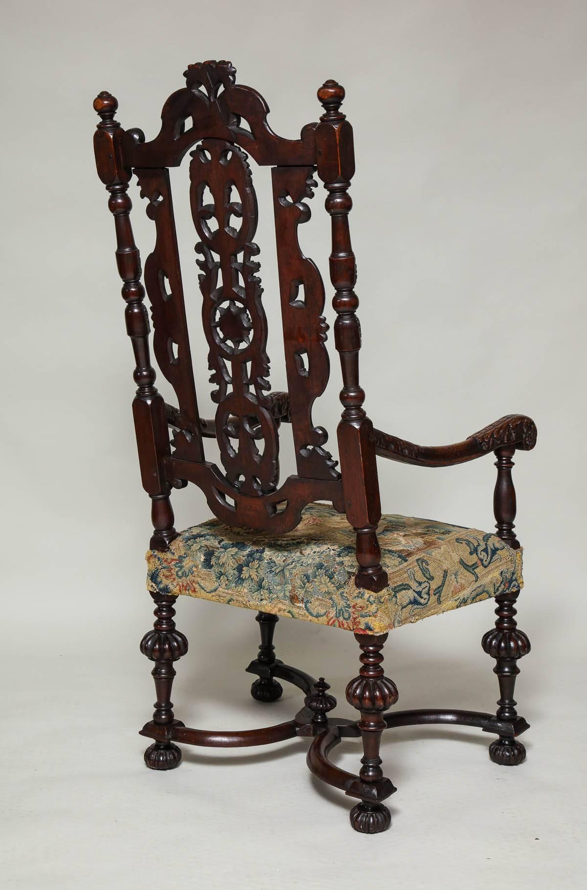 Early 18th Century English Baroque Armchair