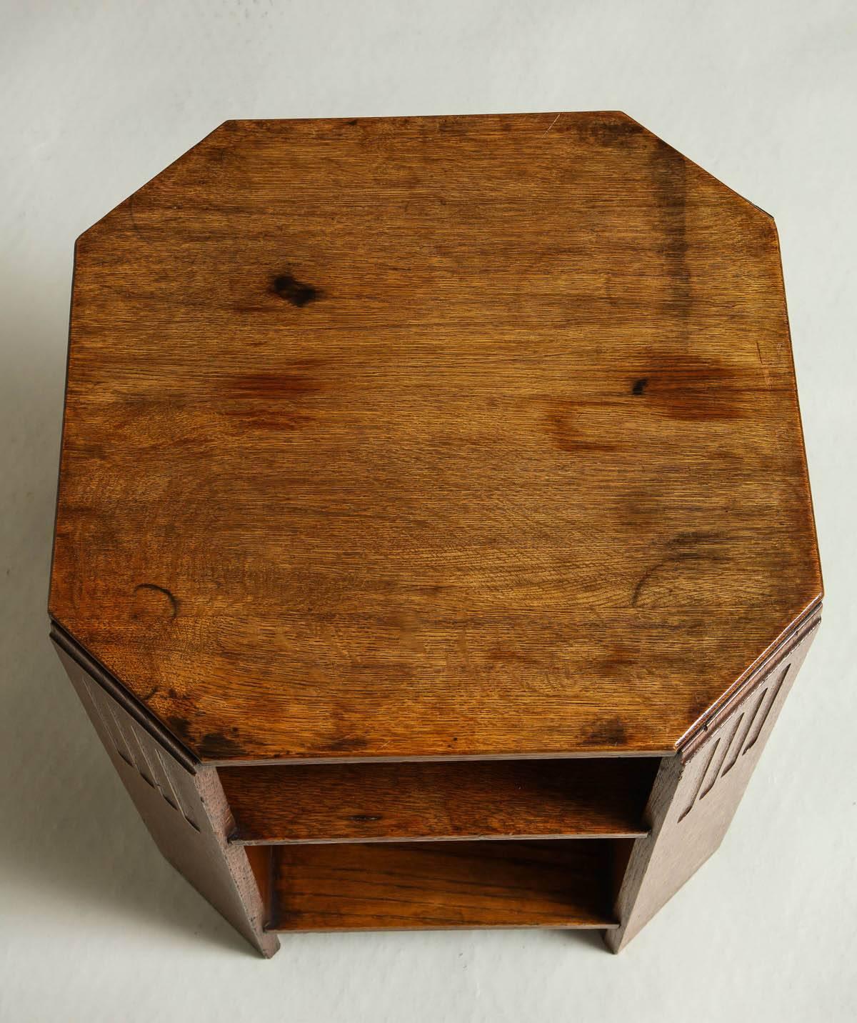 English Octagonal End Table