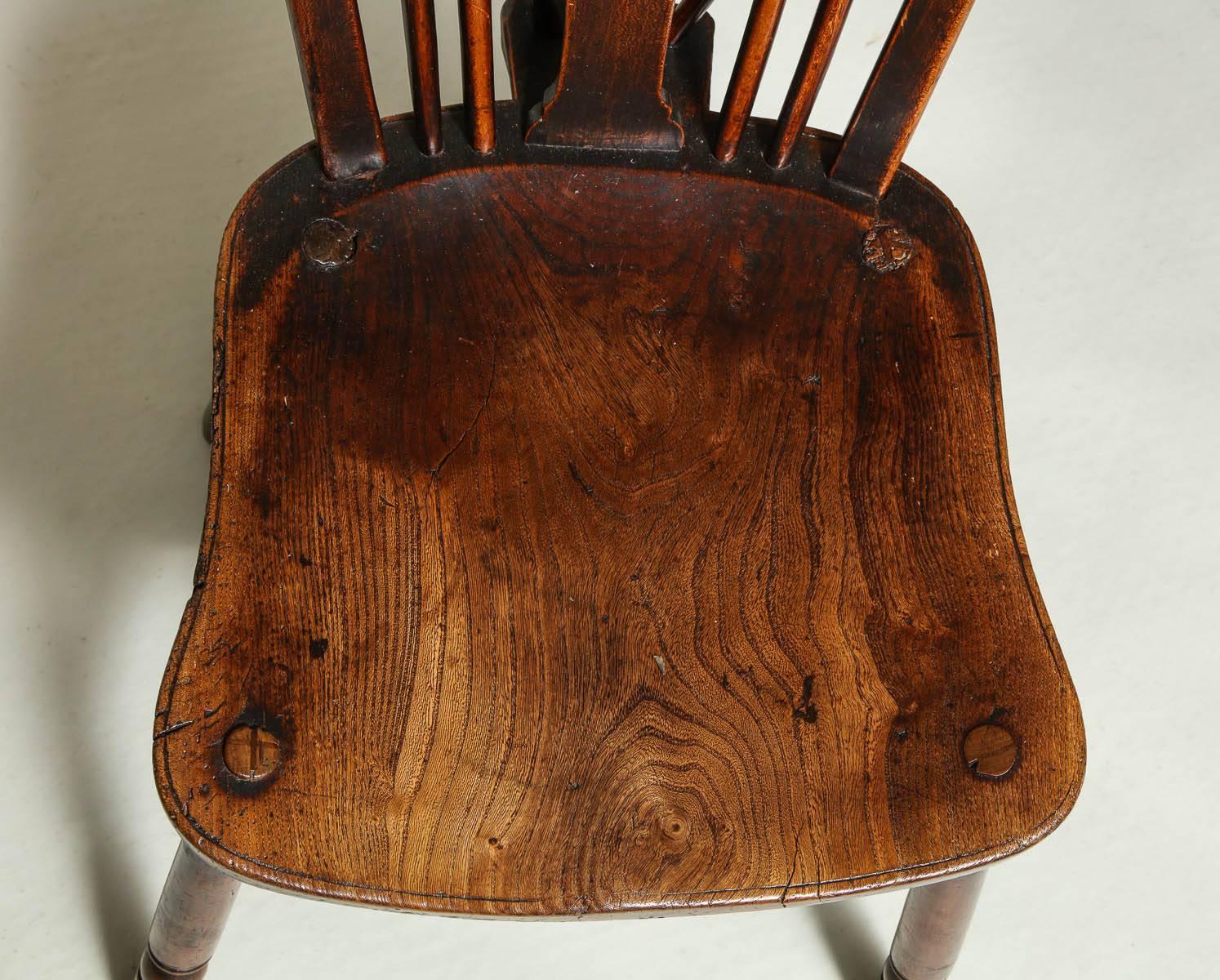 George III Thames Valley Comb Back Windsor Chair
