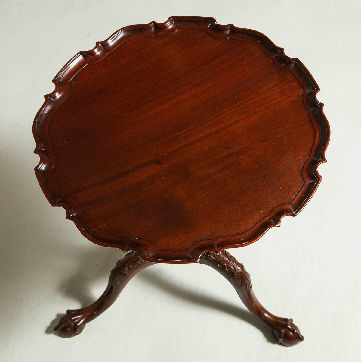 Mid-18th Century George II Piecrust Tripod Table