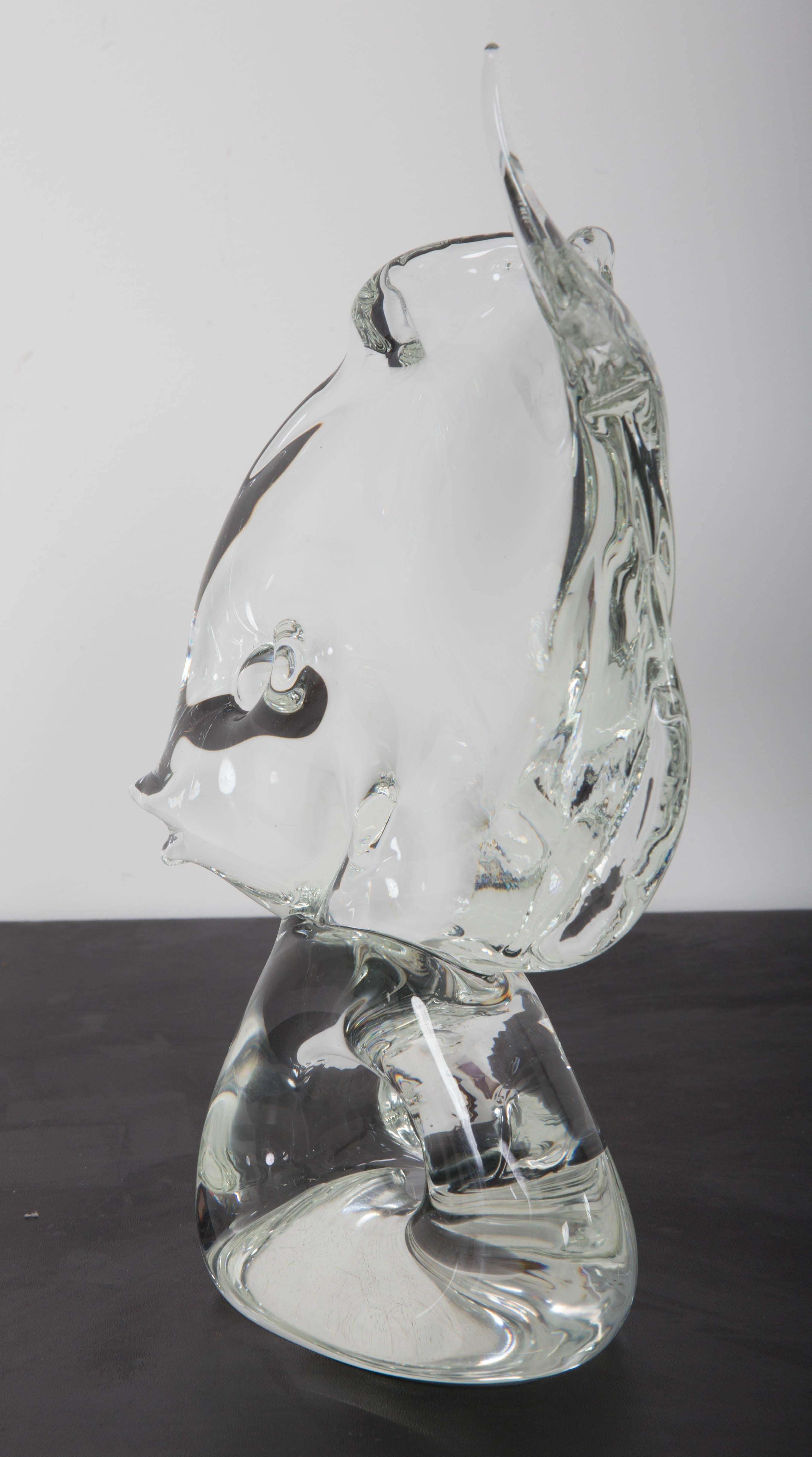 Murano Glass Angle Fish by Licio Zanetti 1