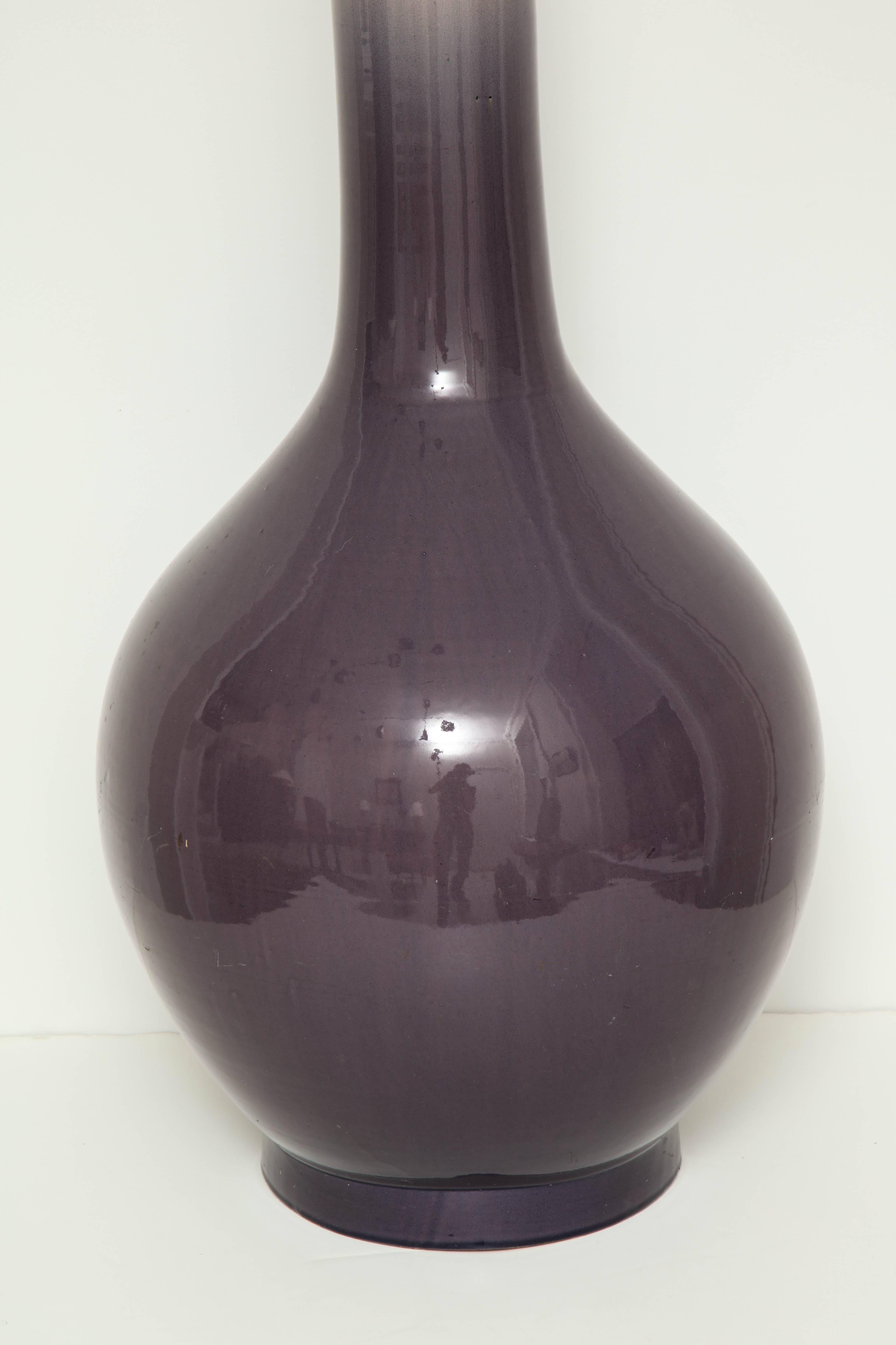 Massive Chinese Flambé Glazed Vase 3