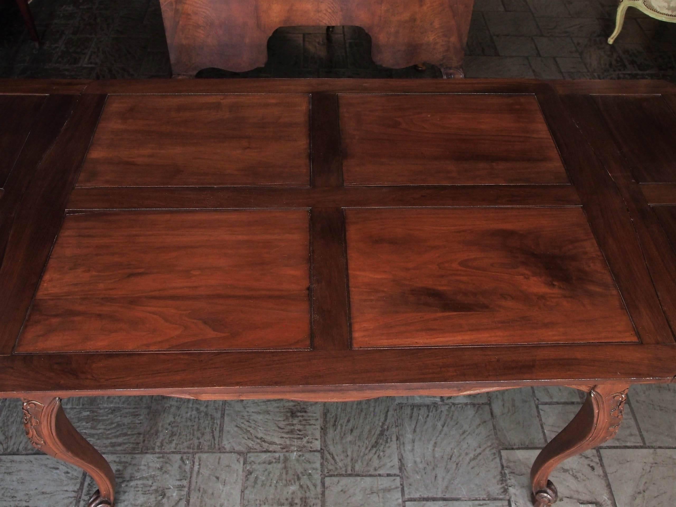 antique draw leaf table