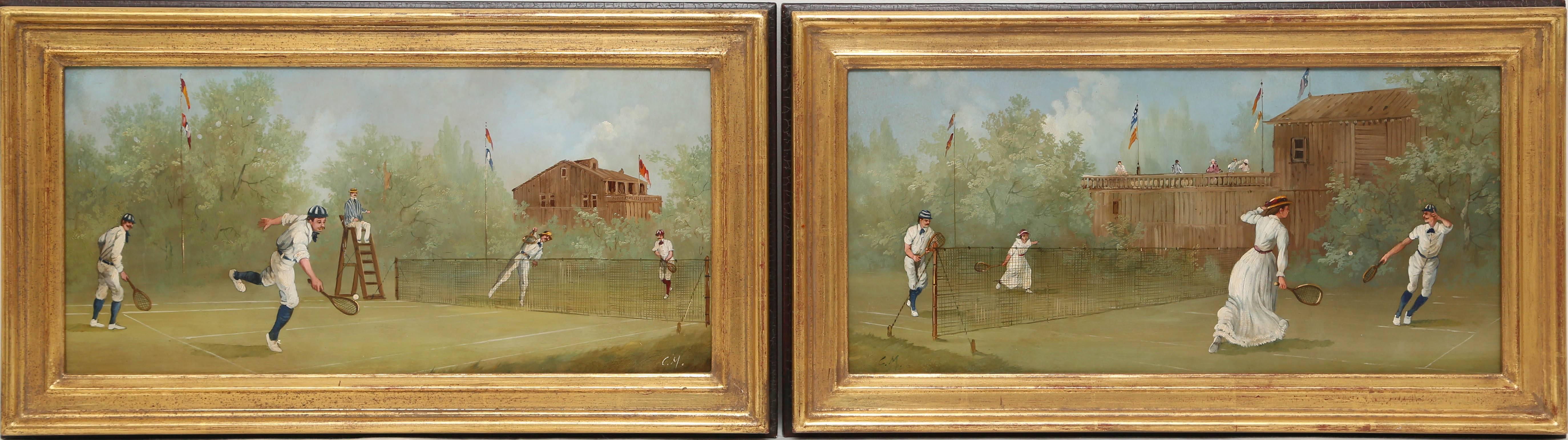Marco Ceri vive en el norte de Italia, donde pinta al óleo sobre cobre cuadros que representan a ingleses jugando al polo, al golf o al tenis en la época eduardiana. El artista investiga minuciosamente la exactitud del cierre, el equipamiento e